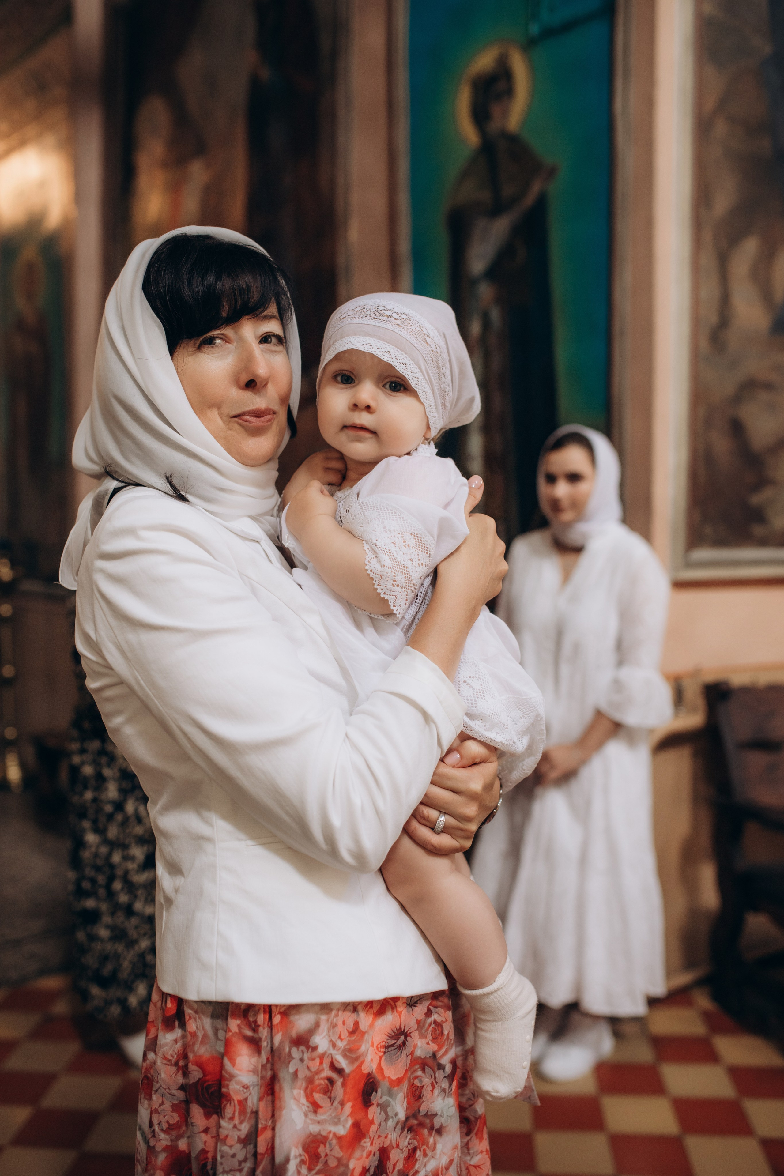 Крещение Христина. Семейный и домашний фотограф в Москве и МО Королева Валерия