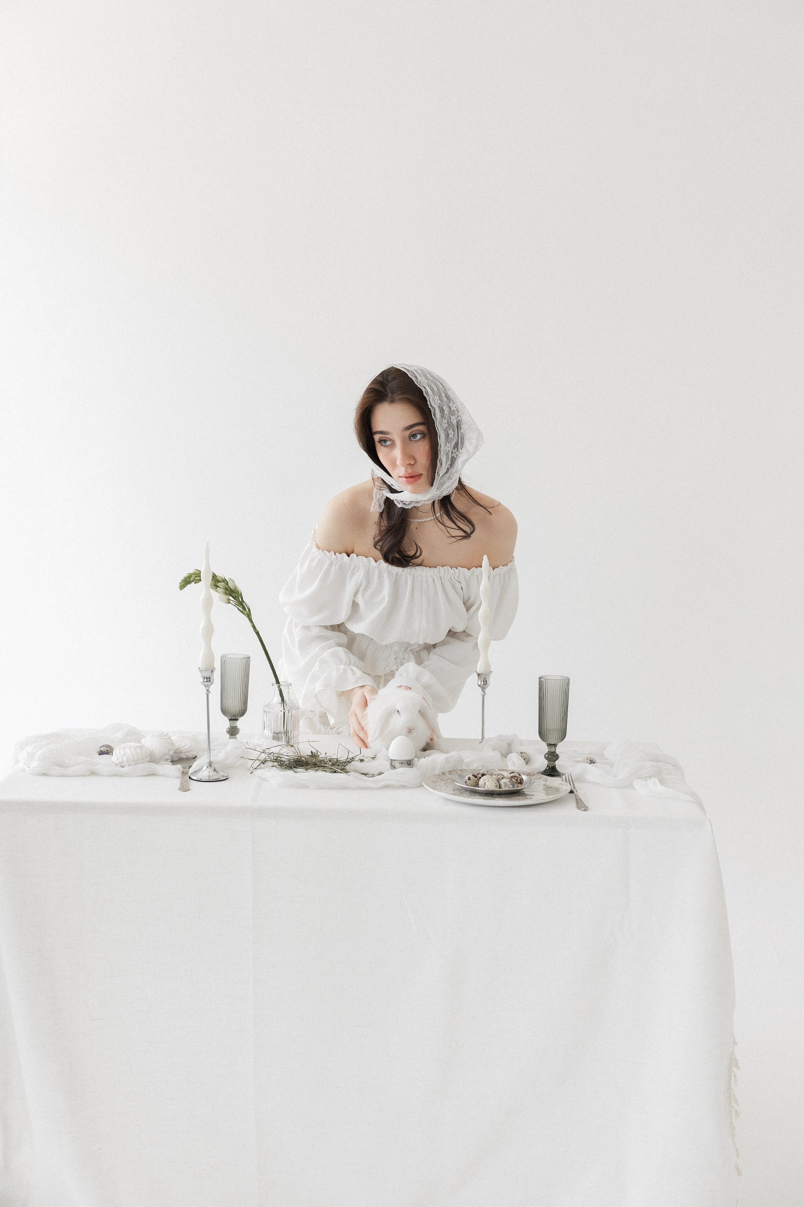 Творческая съемка к Пасхе с кроликом. Главная