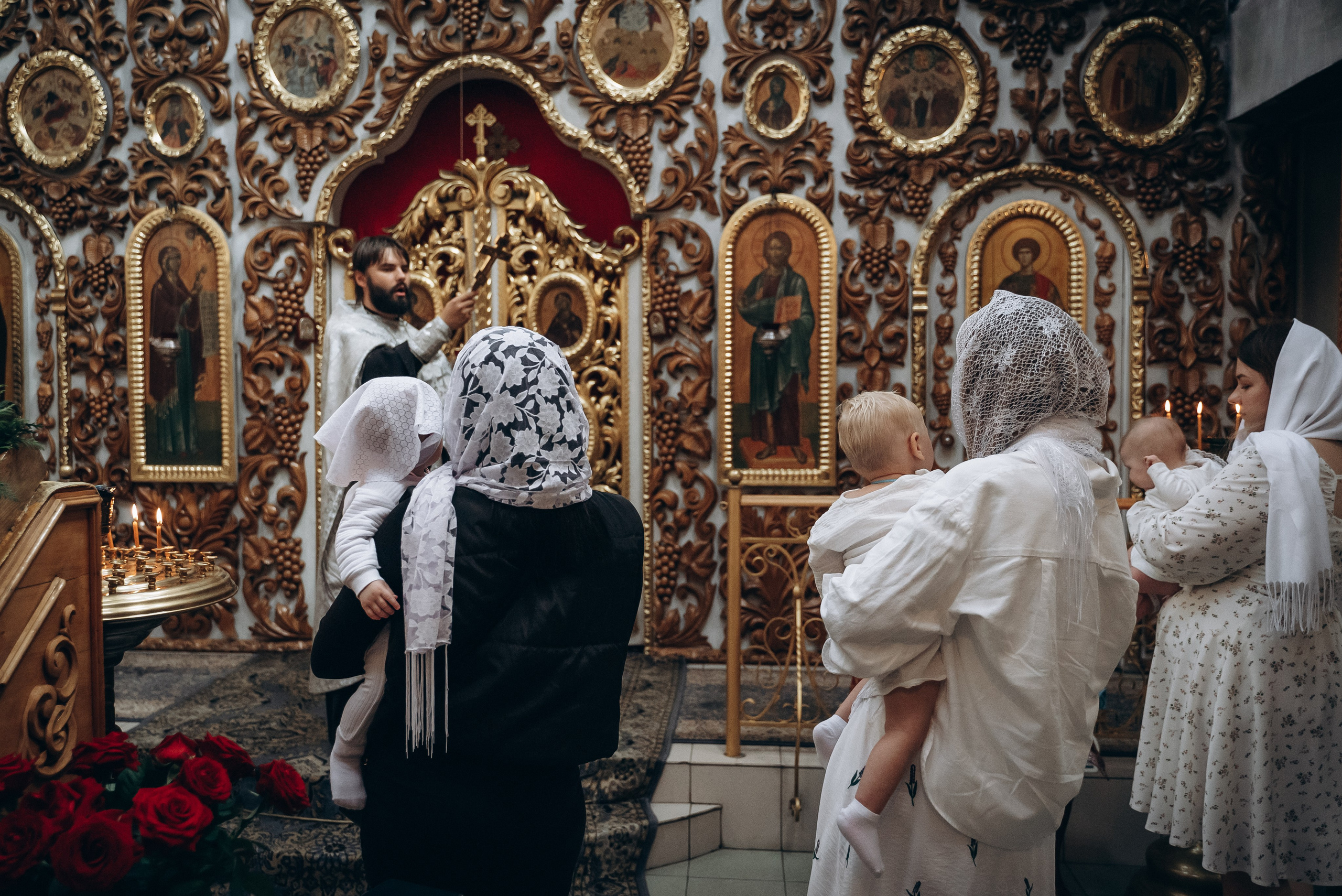 Крещение Демьяна. Семейный фотограф в Минске Дарья Дреко