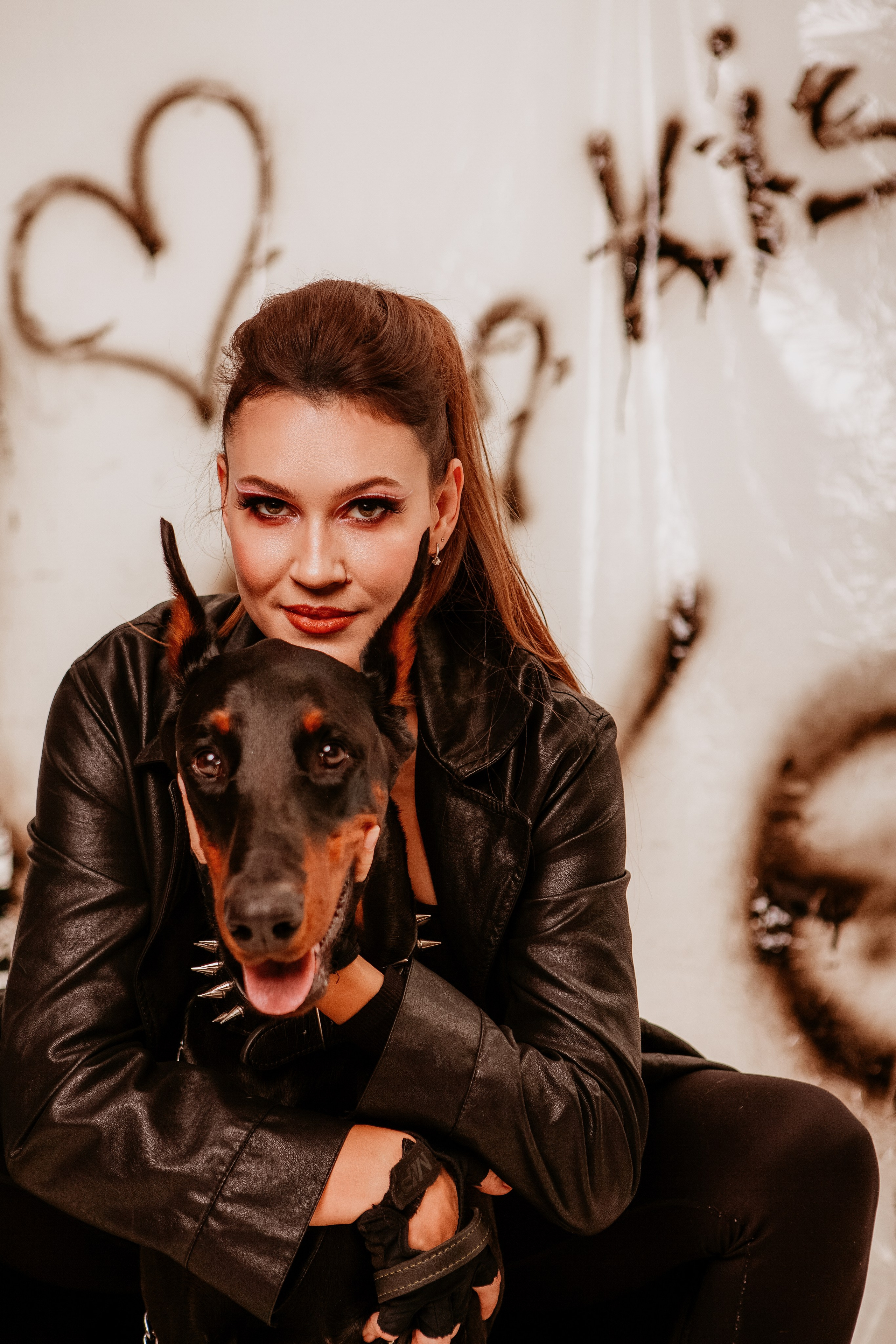 Фотосессия с доберманом в Ставрополе. Фотограф Ставрополь Пятигорск Елизавета Дарина