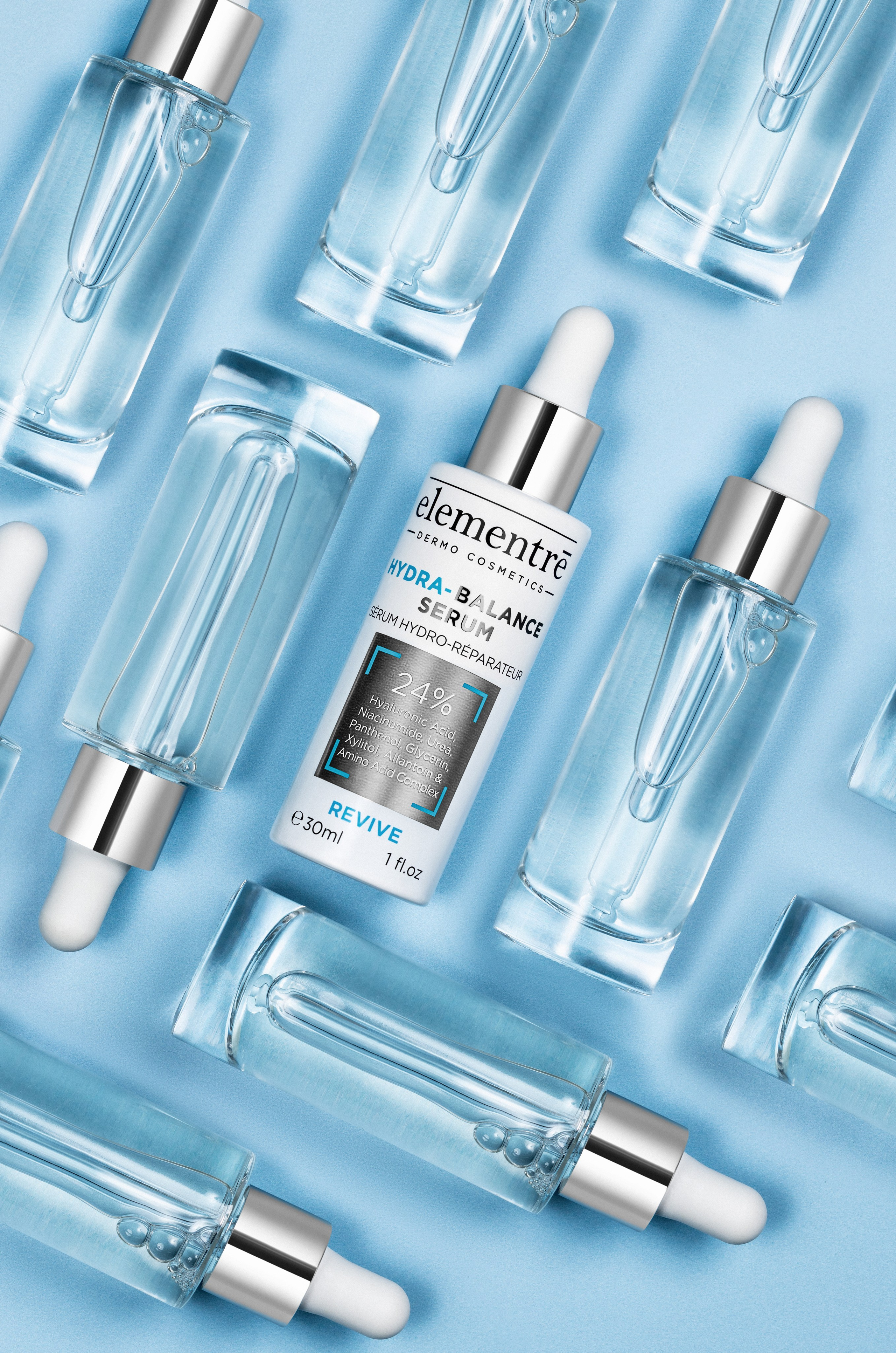 ELEMENTRE serum. Retouching, photo editing, portfolio retoucher