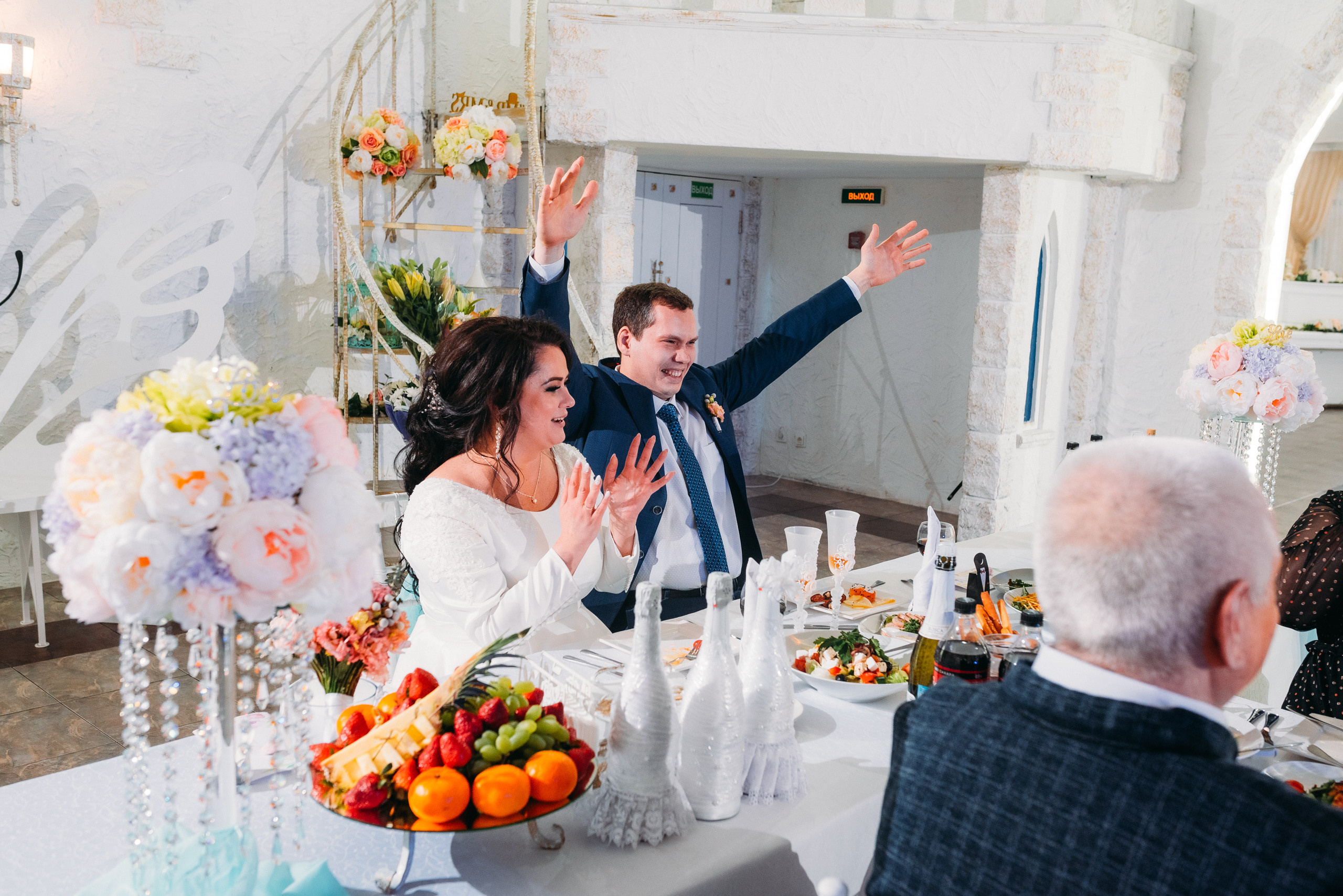Свадебный банкет Юра и Ольга. Свадебный фотограф в Санкт-Петербурге Афонин Андрей