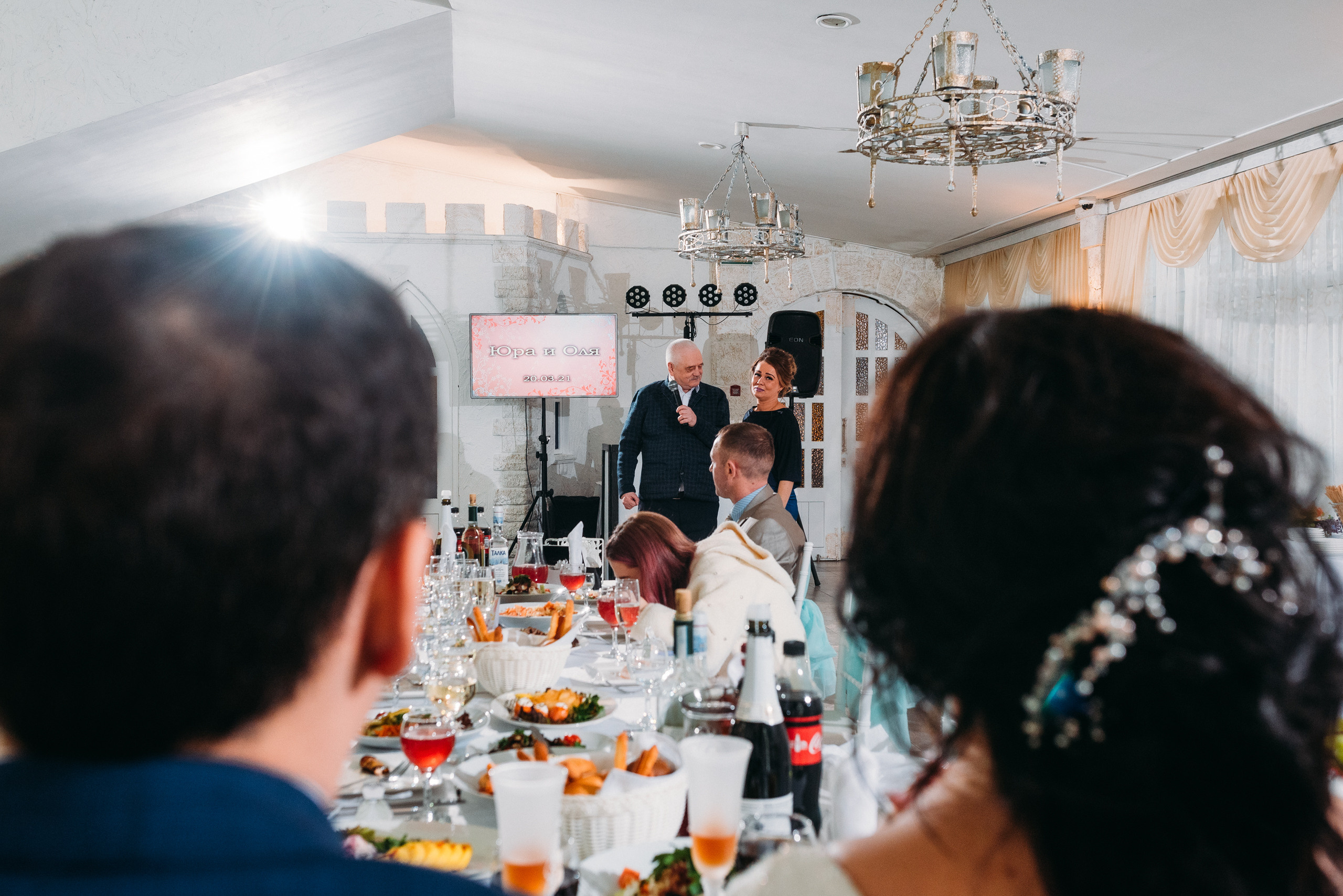 Свадебный банкет Юра и Ольга. Свадебный фотограф в Санкт-Петербурге Афонин Андрей