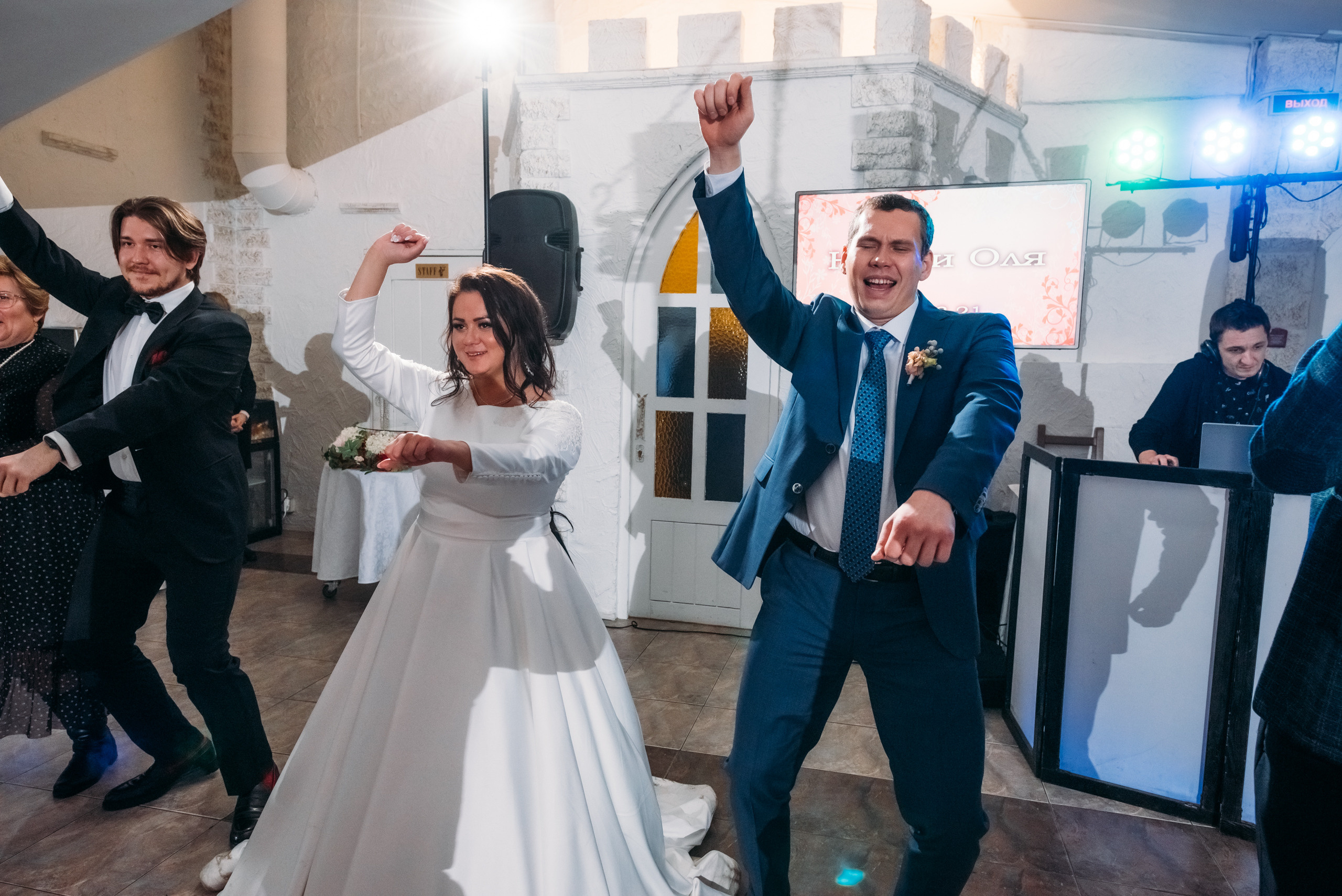 Свадебный банкет Юра и Ольга. Свадебный фотограф в Санкт-Петербурге Афонин Андрей