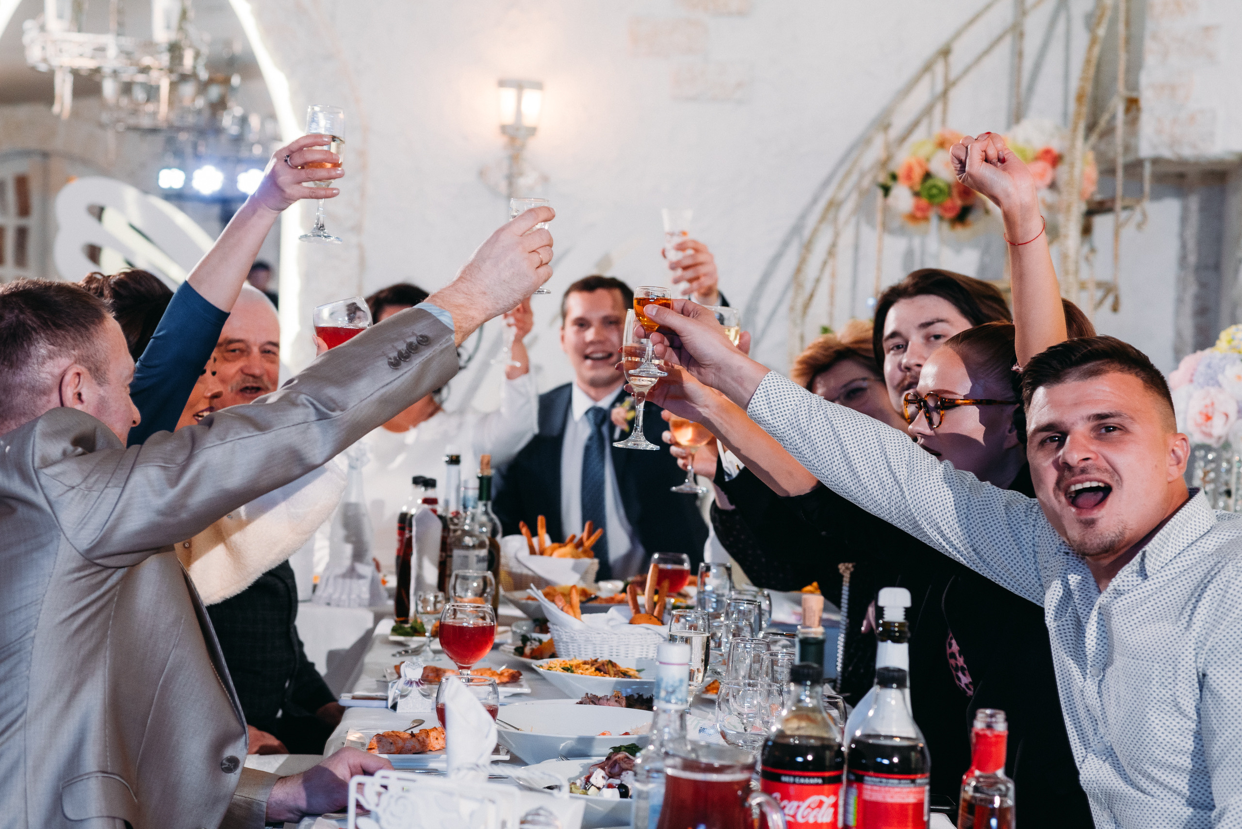 Свадебный банкет Юра и Ольга. Свадебный фотограф в Санкт-Петербурге Афонин Андрей