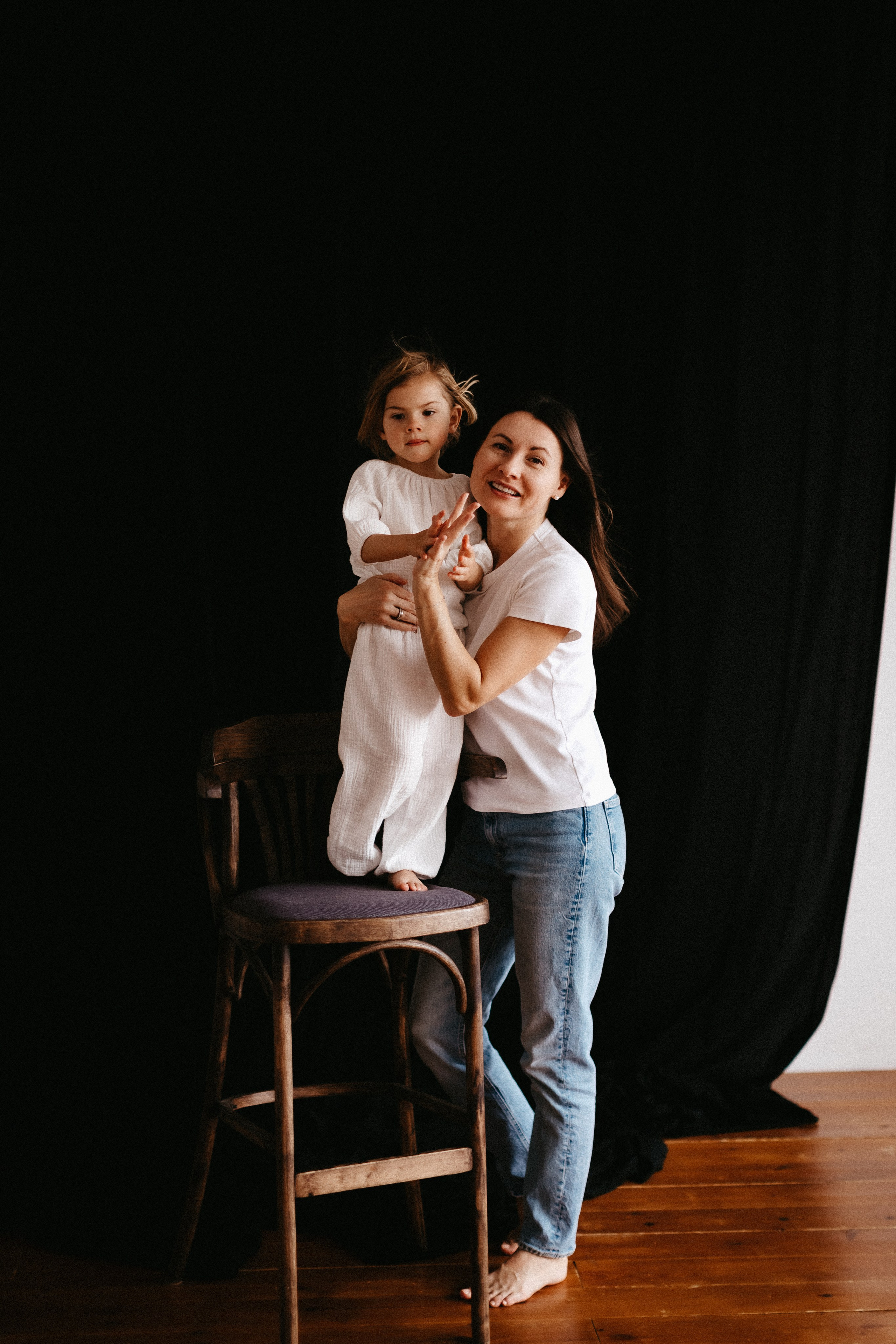 Мама и девочки. Евгения Пелипас