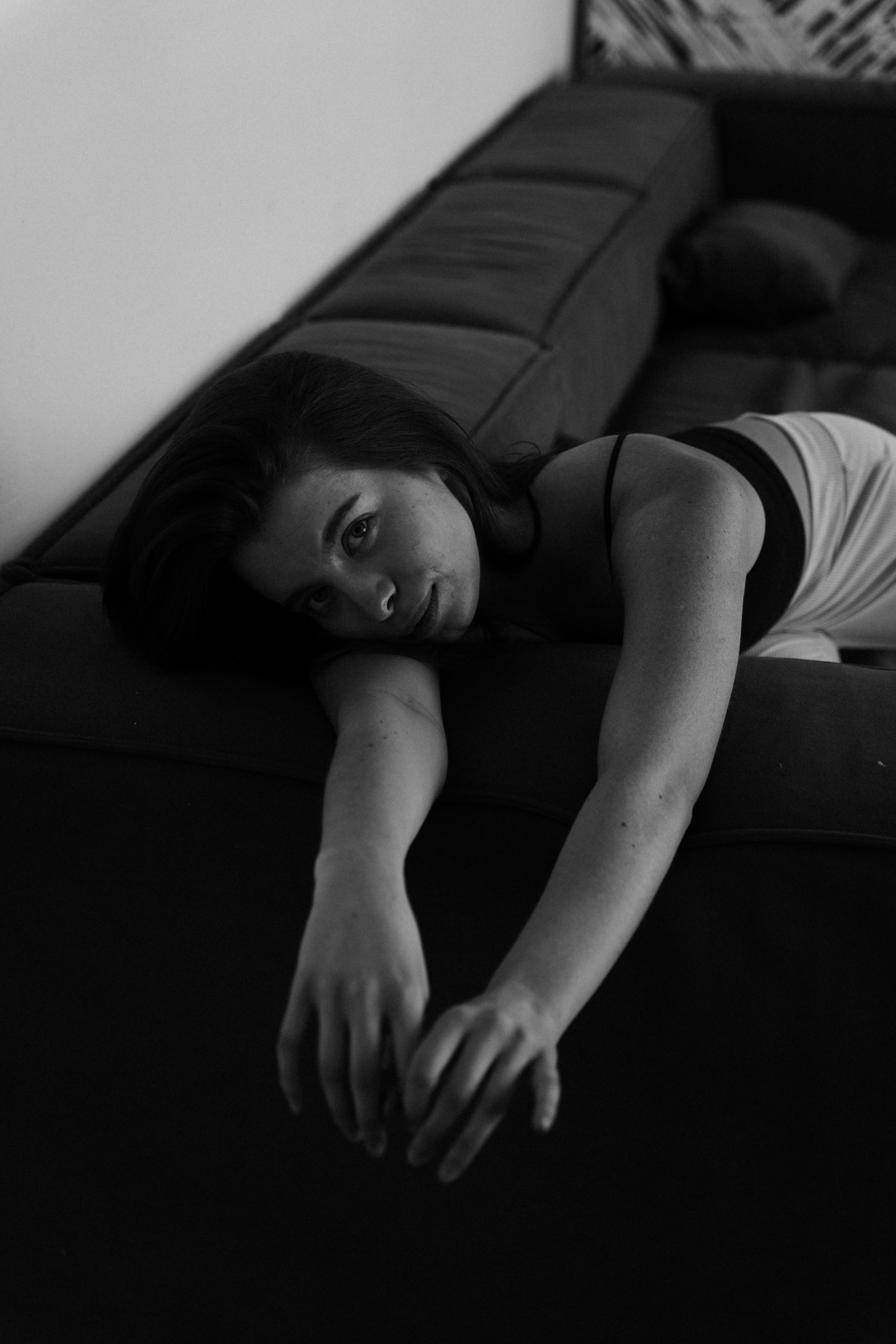 Портретная фотосессия для портфолио модели в Архангельске