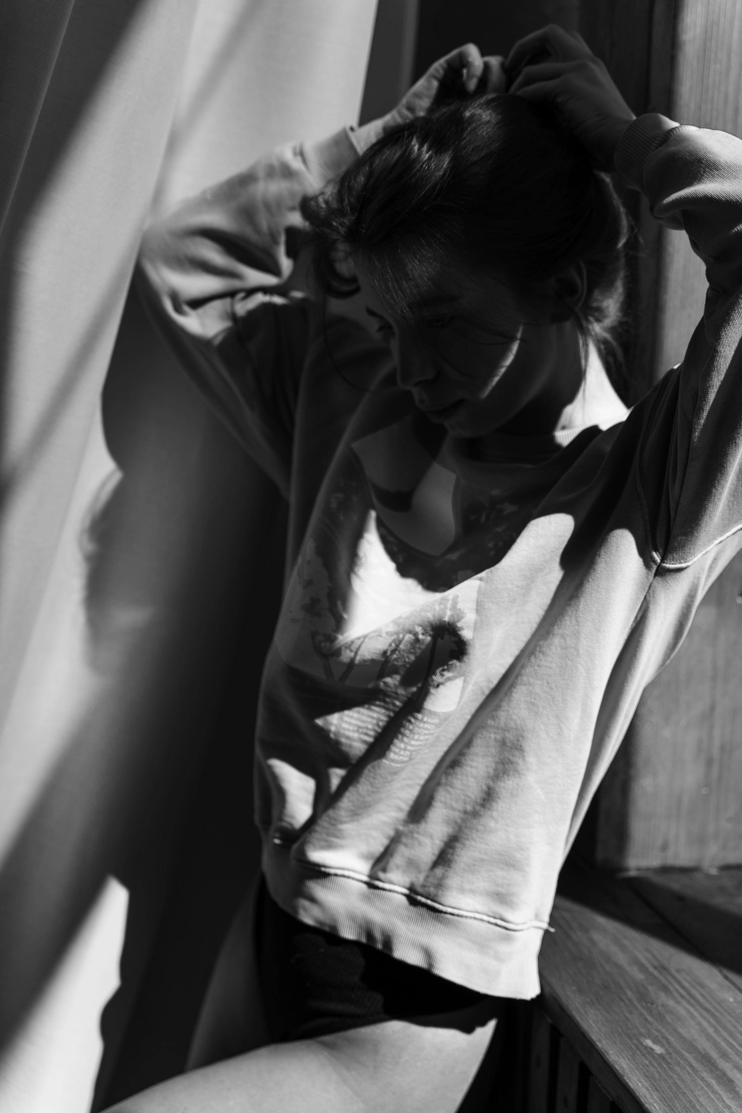 Портретная фотосессия для портфолио модели в Архангельске