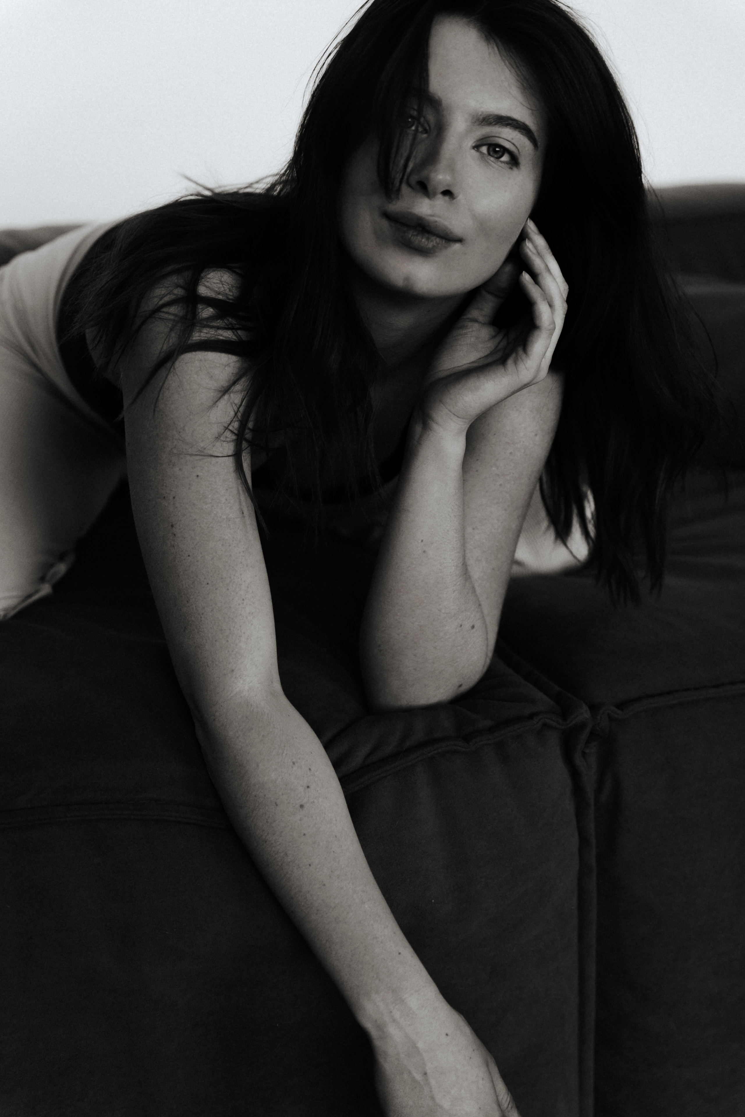 Портретная фотосессия для портфолио модели в Архангельске