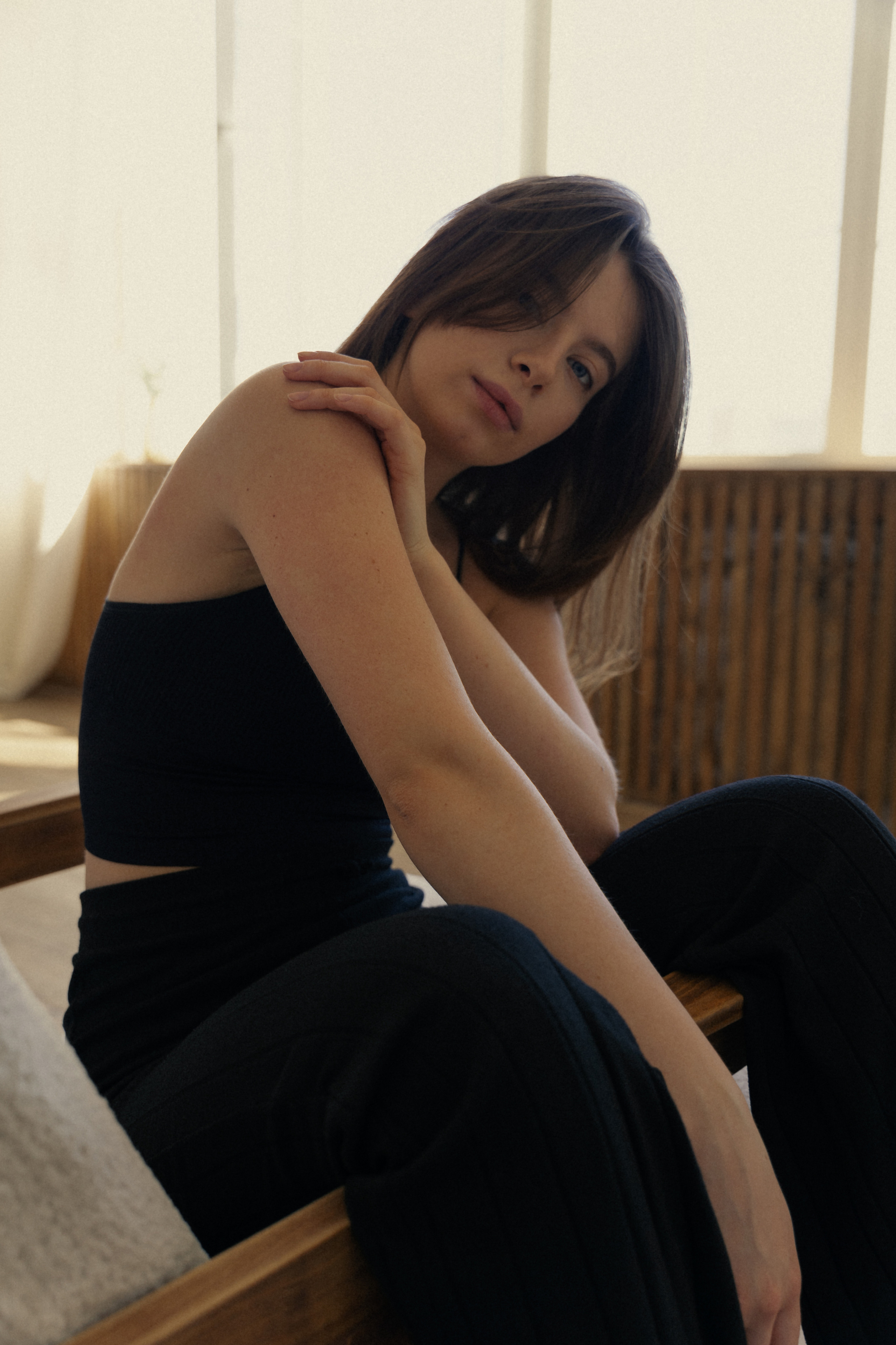 Портретная фотосессия для портфолио модели в Архангельске