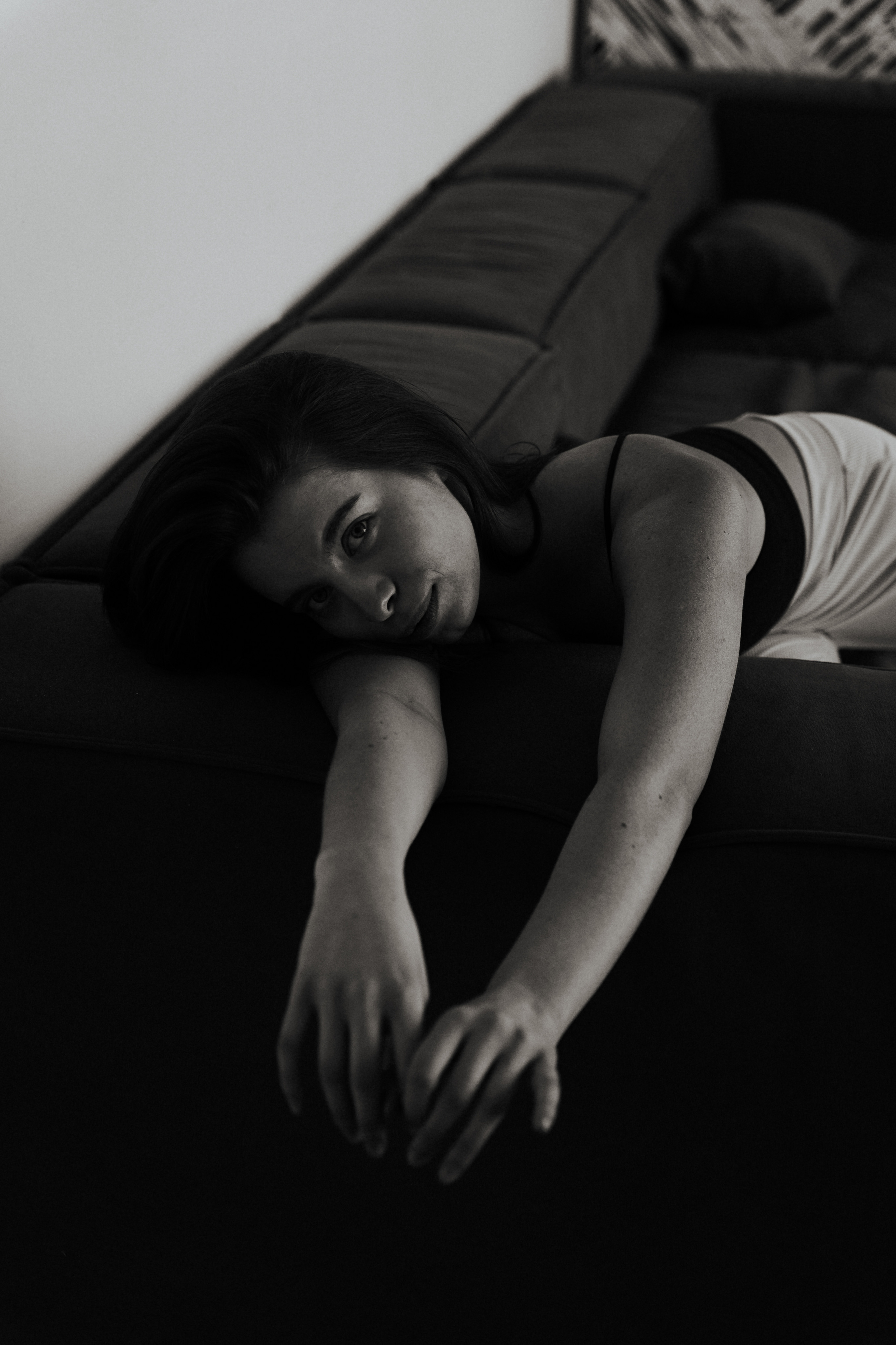 Портретная фотосессия для портфолио модели в Архангельске