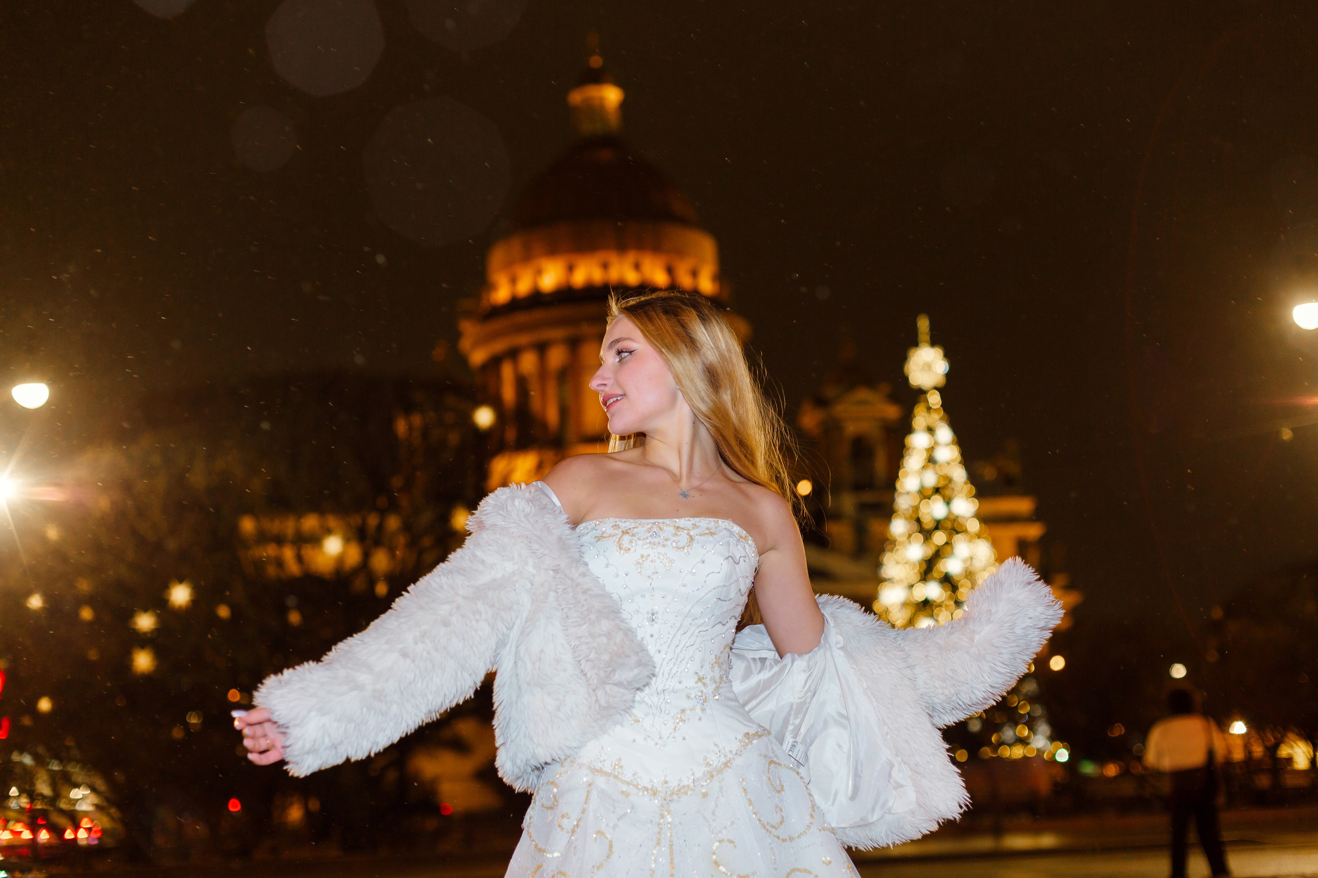 Прогулка по Новогоднему ночному Санкт- Петербургу. Свадебный и семейный фотограф Спб Бошман Ирина