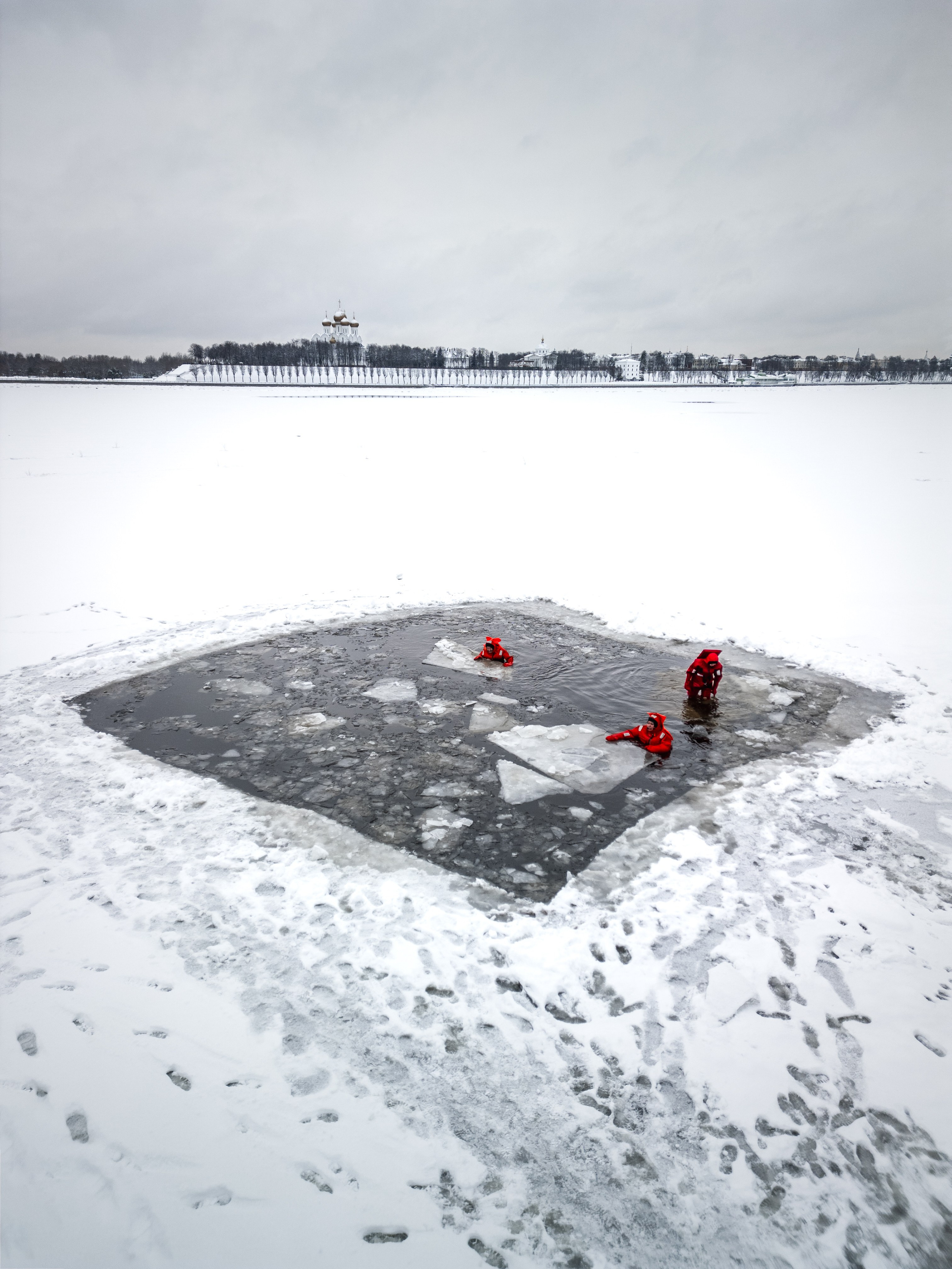 Айсфлоатинг #9. DRONBERRY — Аэросъемка Ярославль