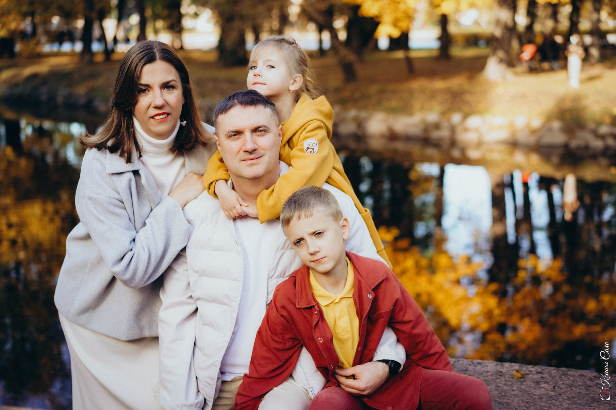 Семейная фотопрогулка Натальи и Дмитрия. Фотограф Ксения Соло