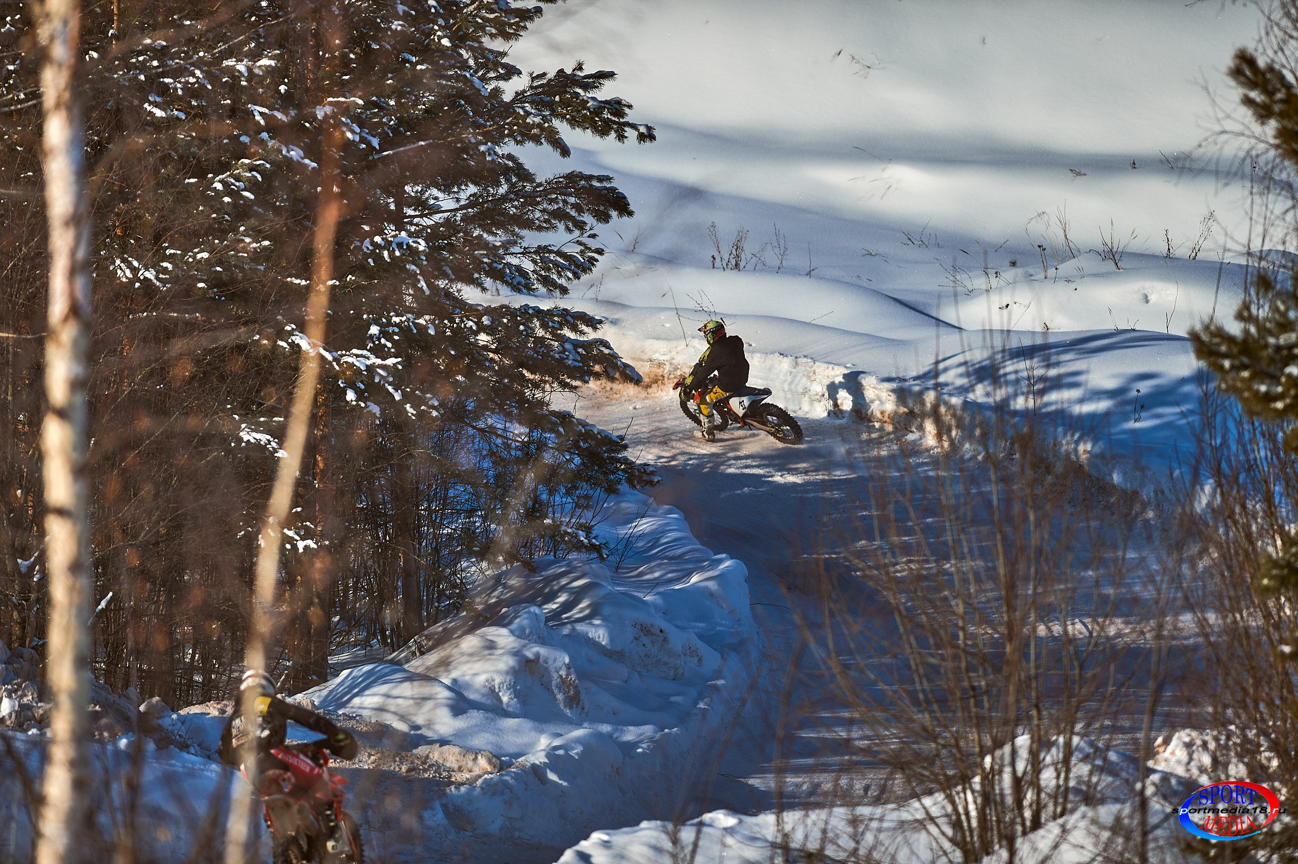 3 этап Кубка Удмуртской Республики по мотокроссу. Воткинск 23.02.2025. Спортивный репортажный фотограф в Ижевске Сергей Мерзляков