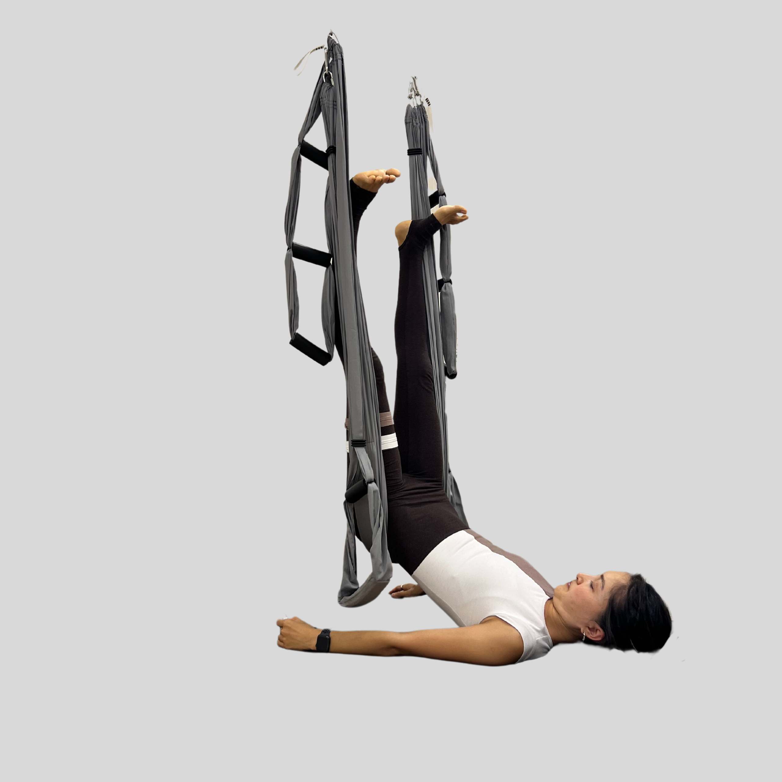 Н Вис под крестец (1). Преподаю и провожу обучение по флай йоге