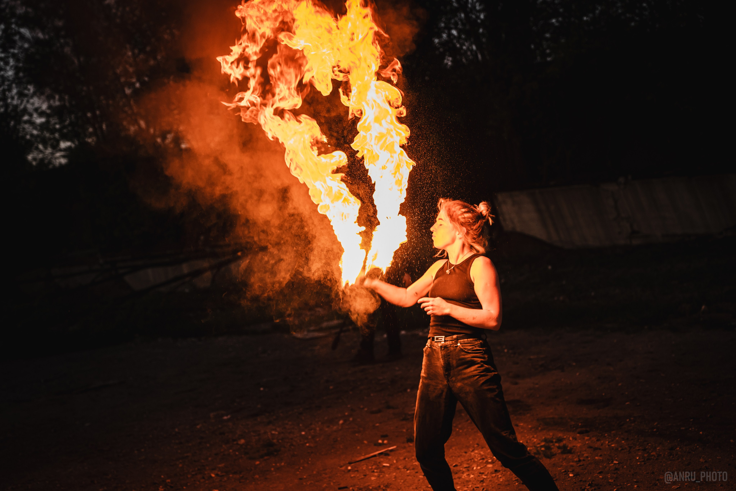 Огненная тренировка. Репортажный фотограф Анастасия Рубцова
