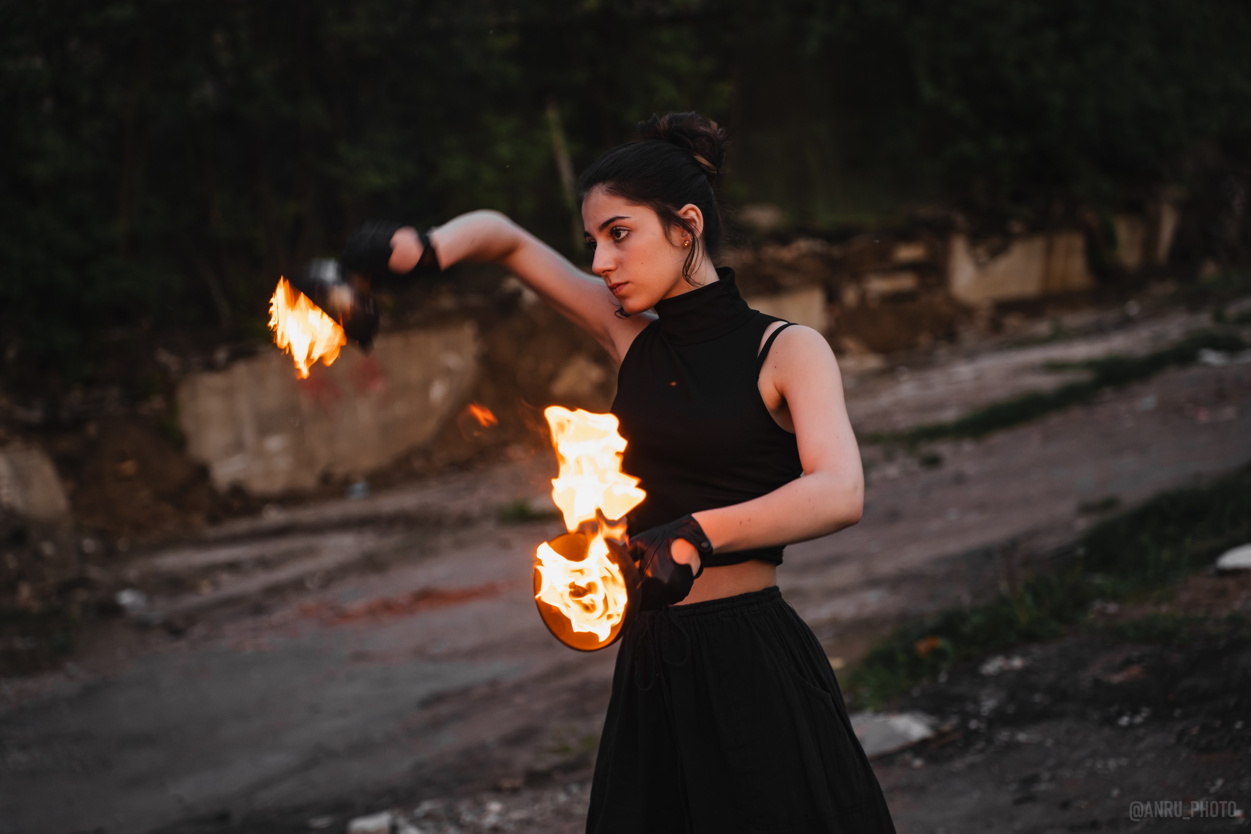 Огненная тренировка. Репортажный фотограф Анастасия Рубцова