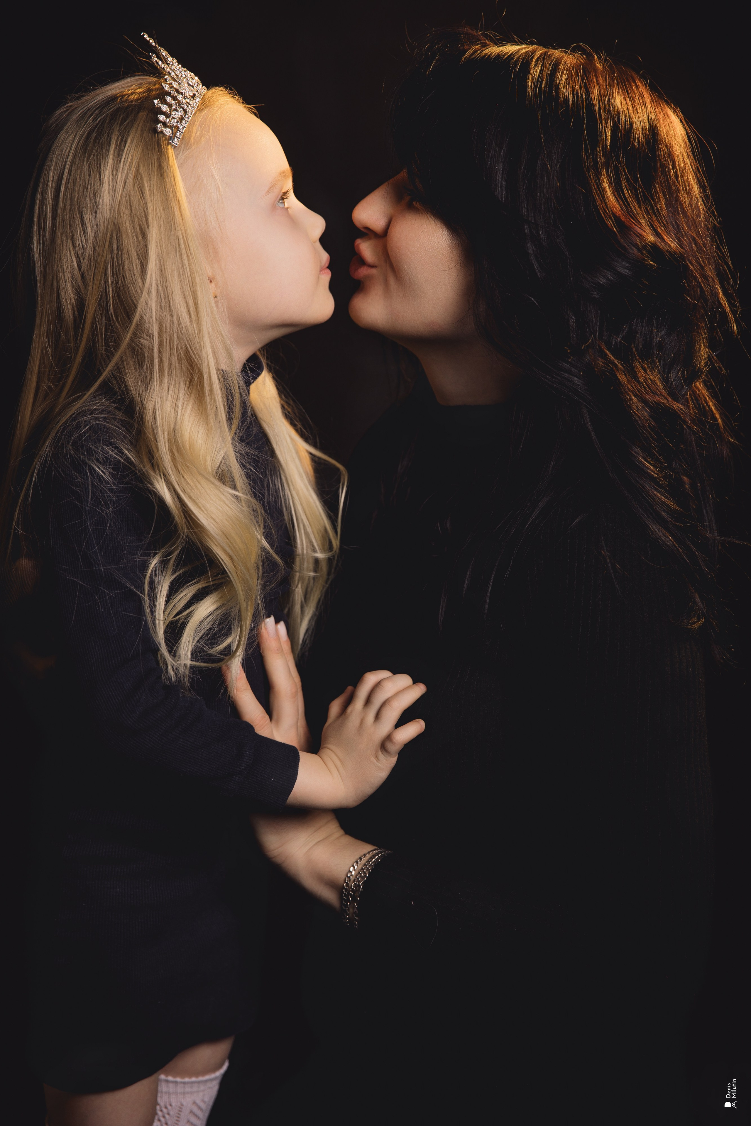 Катя и дочка. Портретный фотограф Денис Милютин