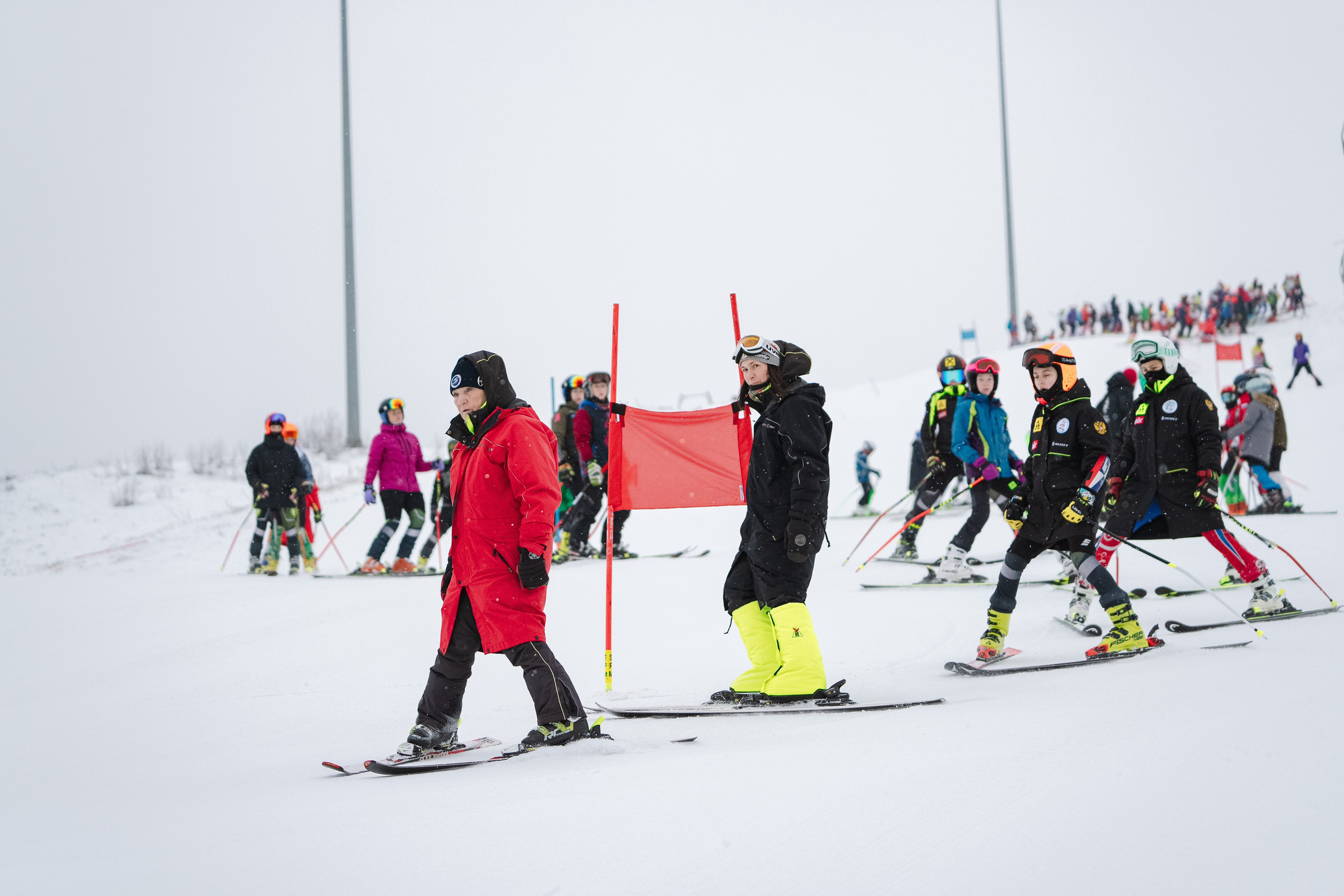 Горные лыжи. Первенство Центрального Федерального Округа. GS U14 Шуколово. Фотограф Студитский Евгений