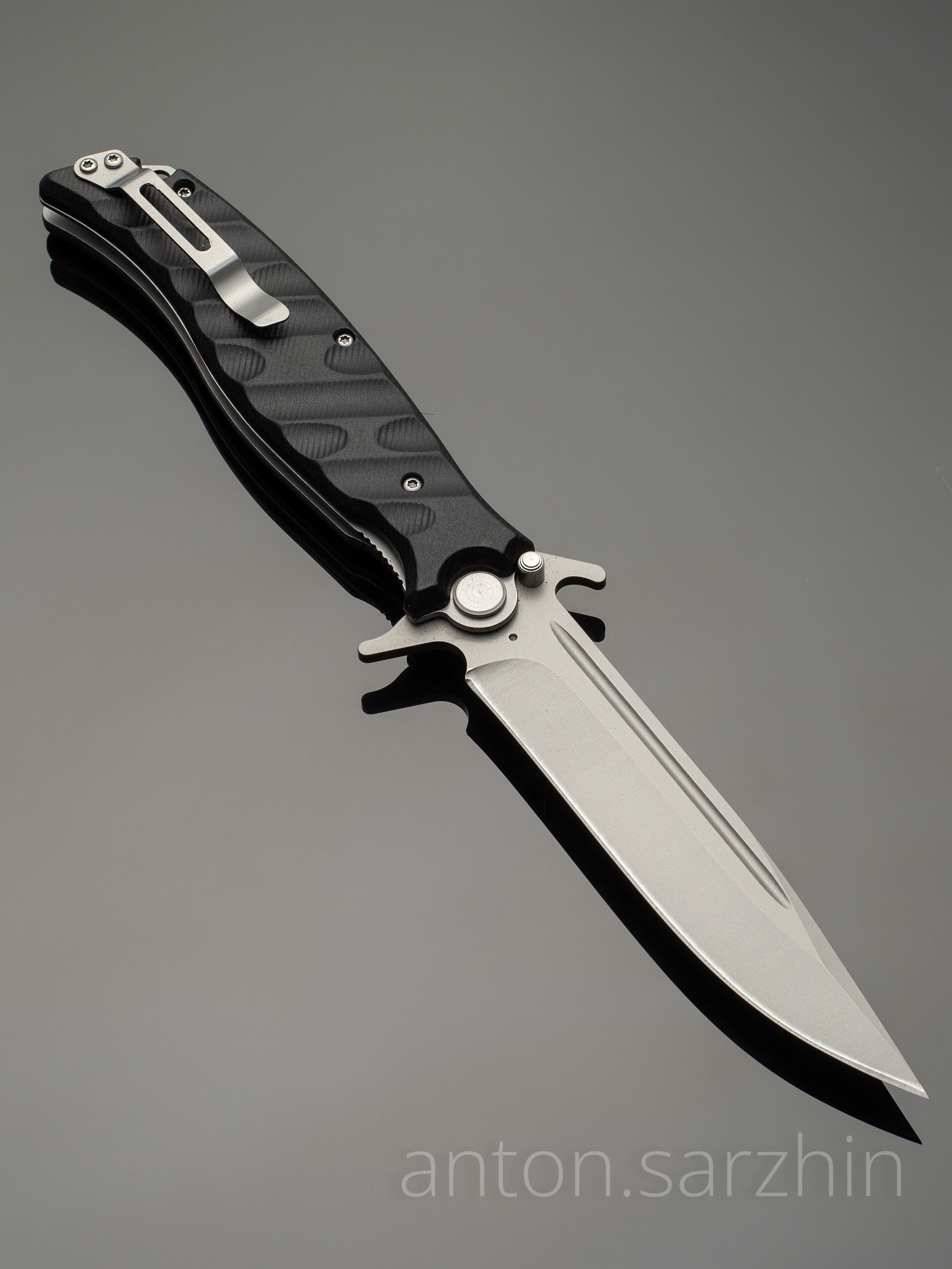 Съемка складной финки