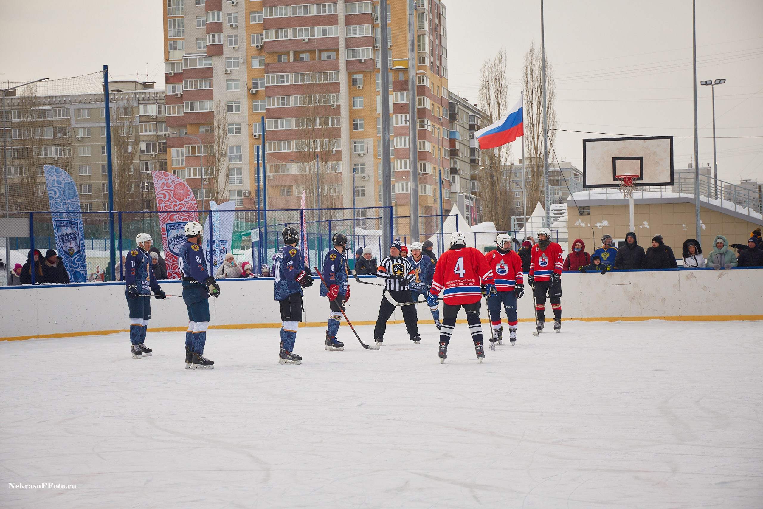 Турнир по хоккею «Русская классика» в рамках Офицерской хоккейной лиги. Спортивный фотограф Некрасов Денис