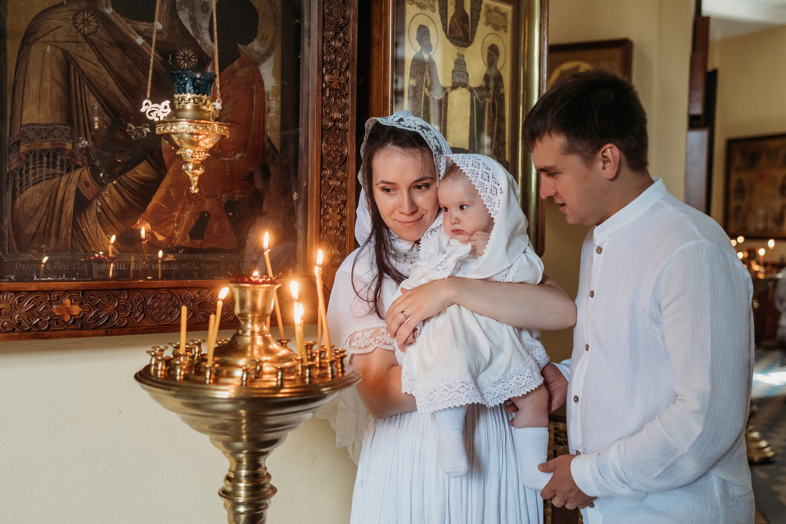 Таинство Крещения Елизаветы. Семейный фотограф и видеограф Попова Юлия