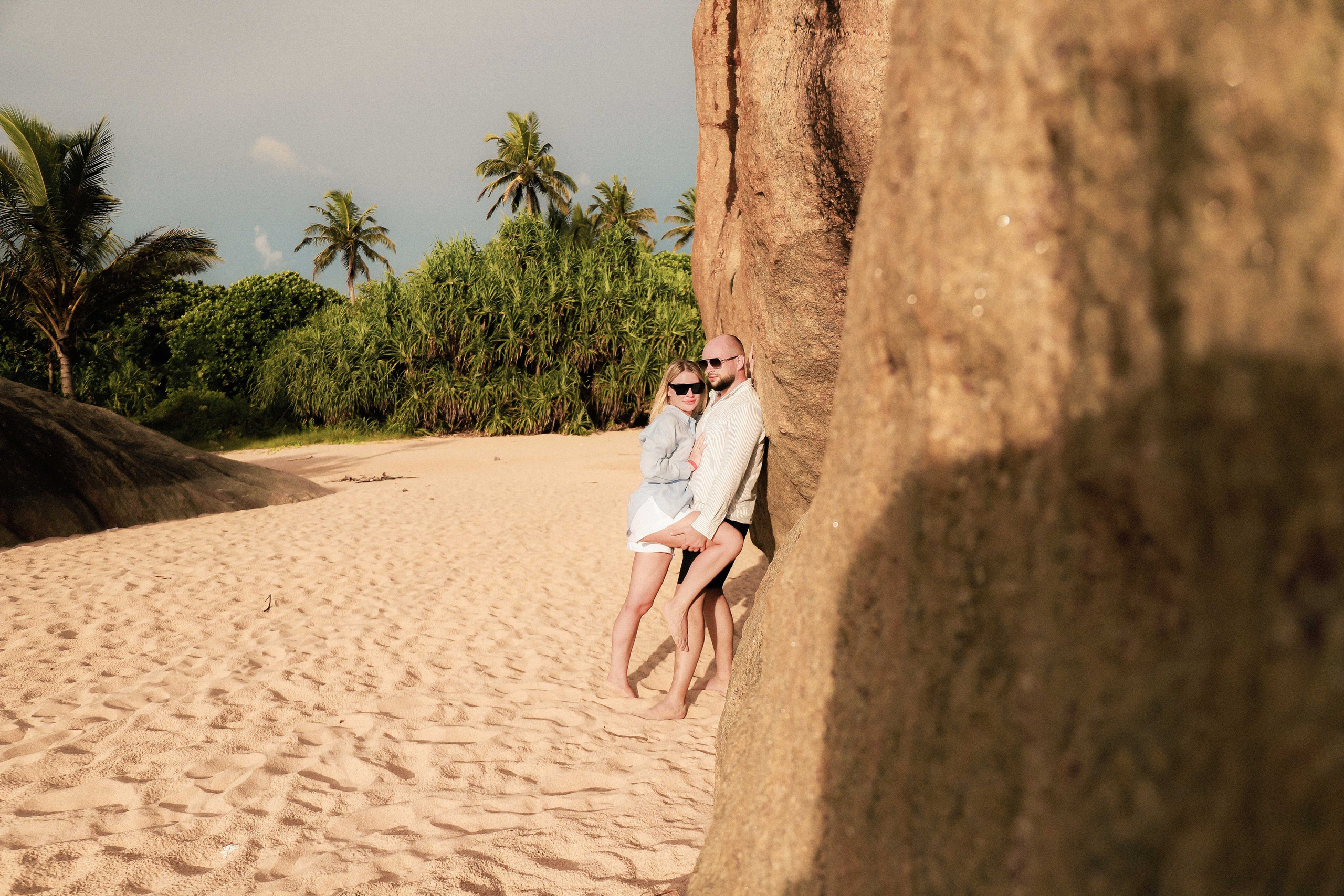Южный пляж. Фотограф на Шри-Ланке