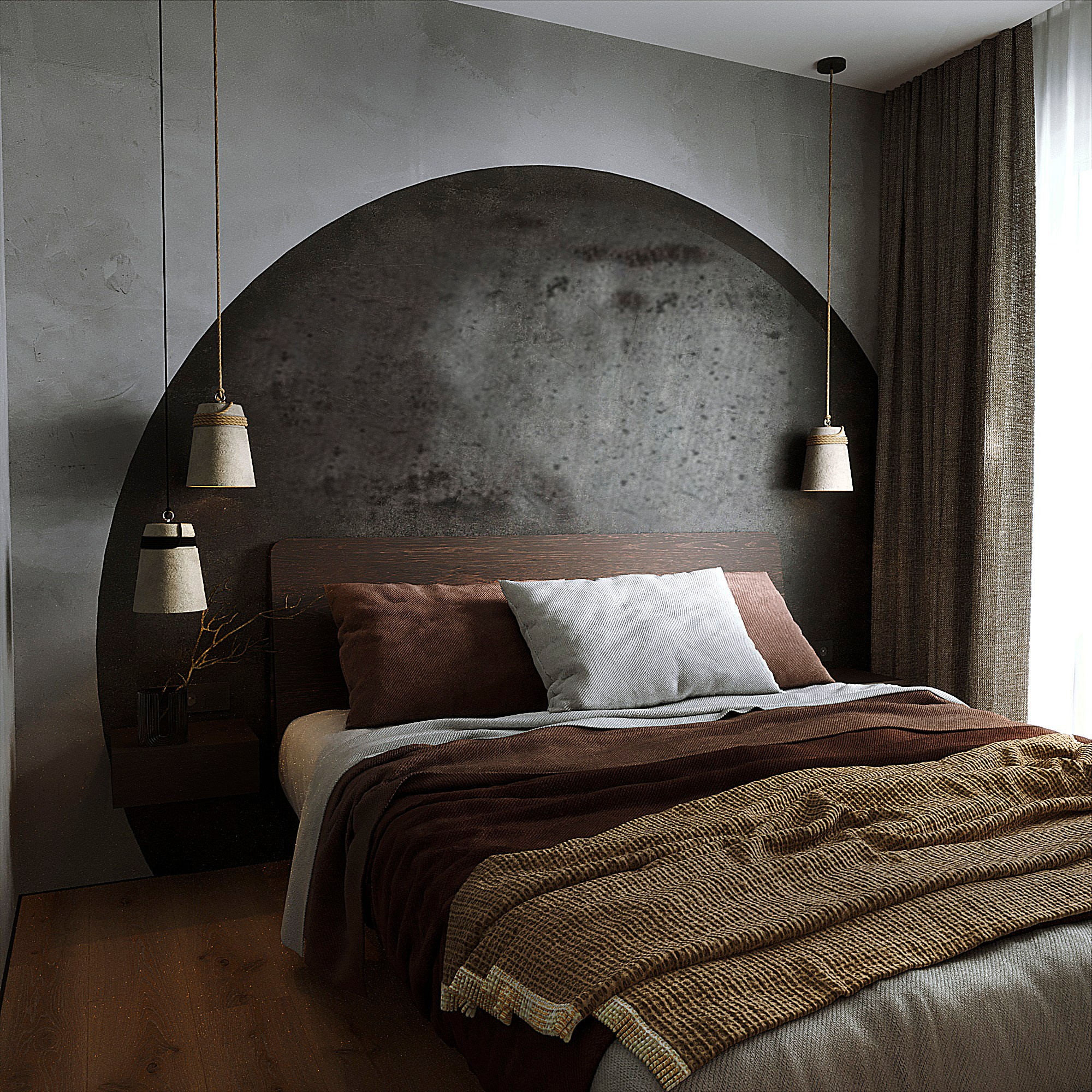 Квартира в стиле джапанди. Lina architector | Дизайн интерьера