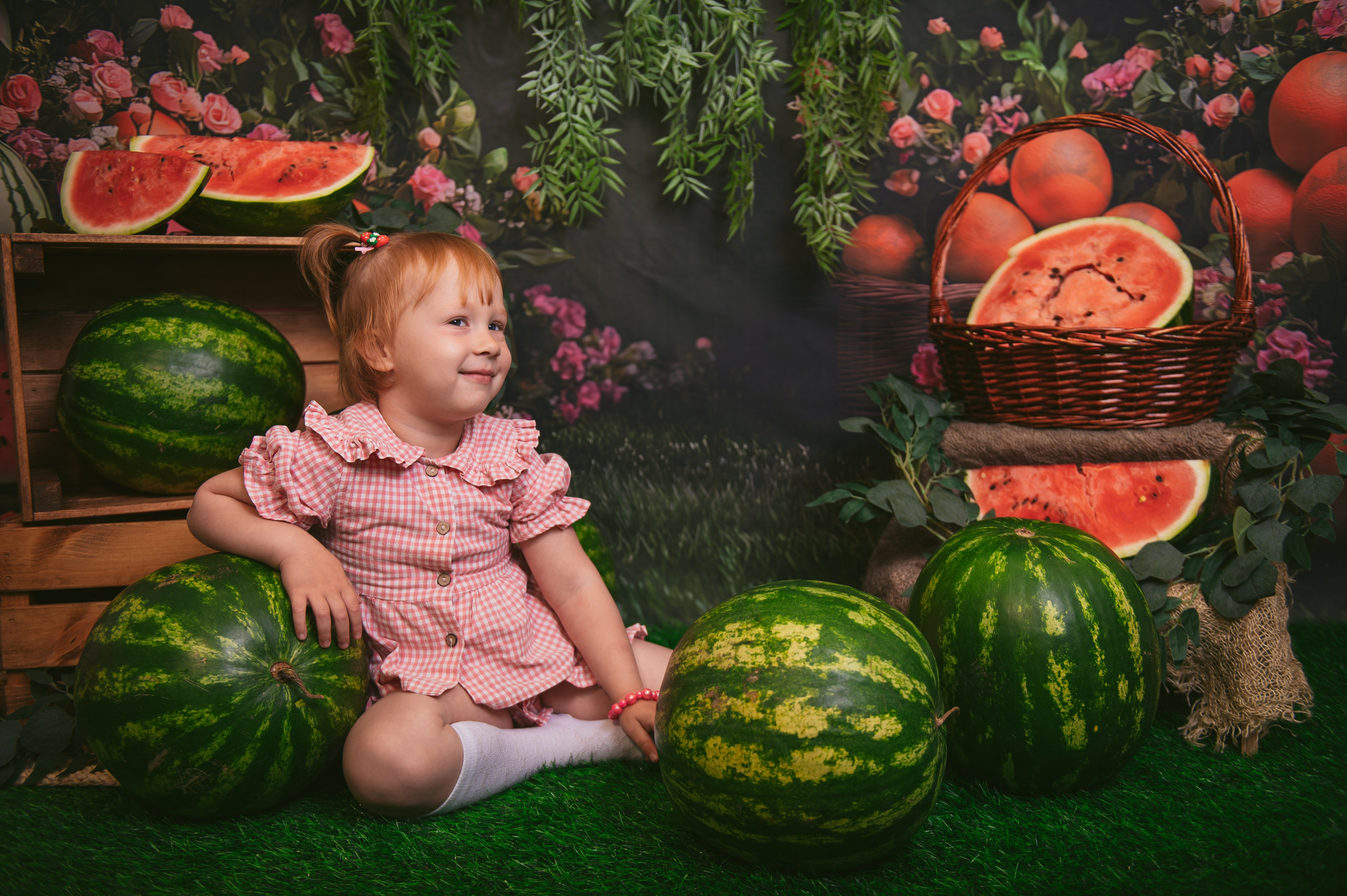 Арбузы 2025. Детский фотограф Магадан
