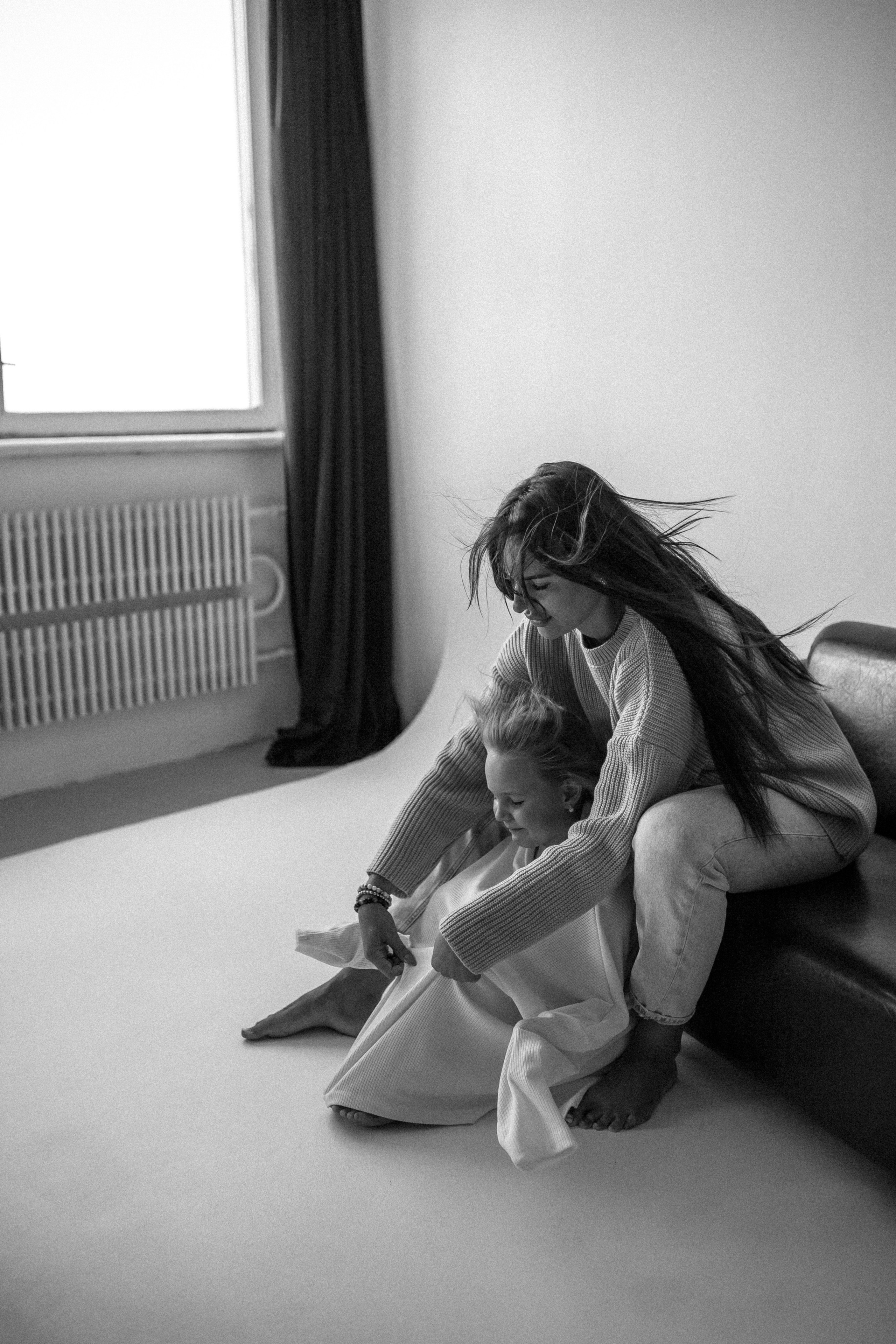 Есения и мама. Семейный фотограф Губкин/Старый Оскол