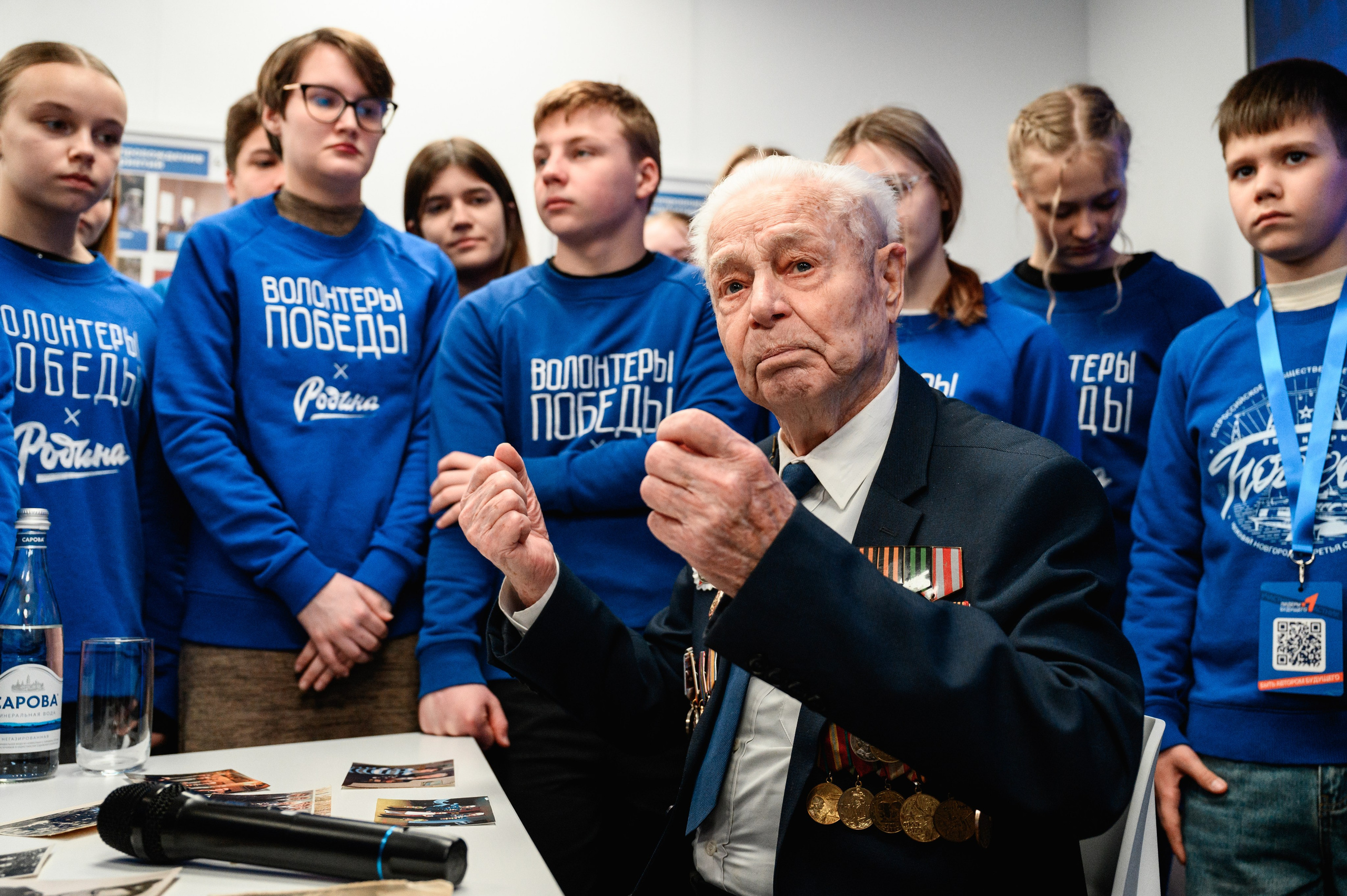 Встреча с ветераном. Фотограф Захваткин Роман