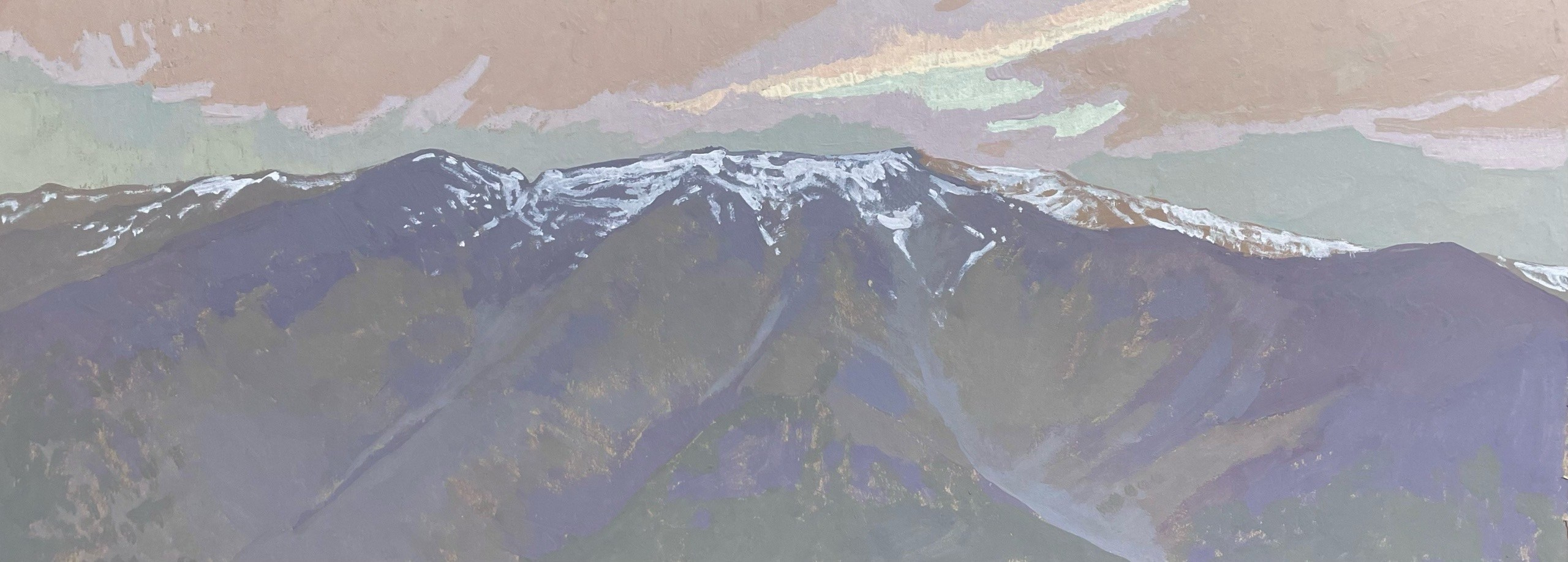 Хибины. Художница Лиза Владимирова