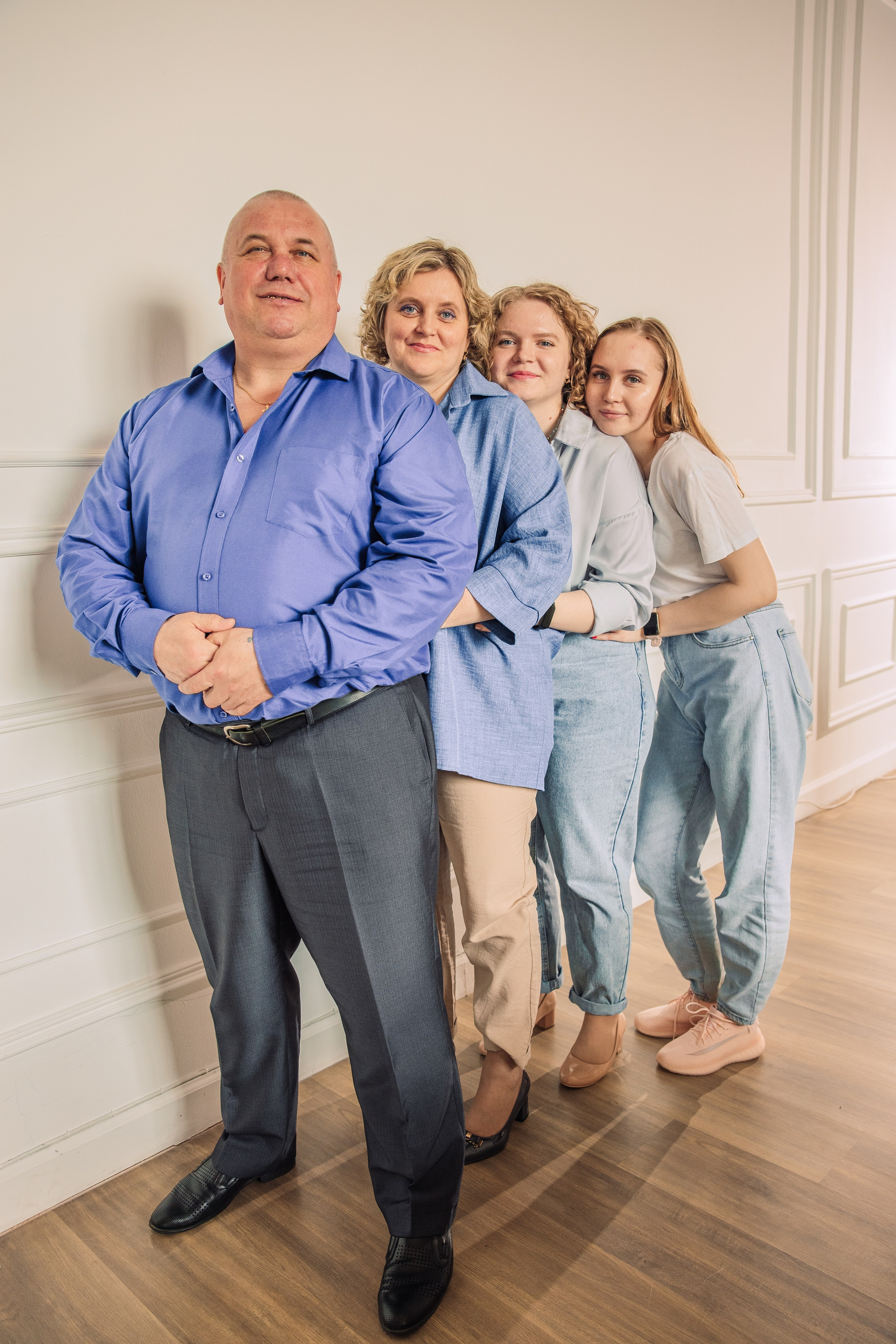 Семейная съемка в студии. Фотограф в Казани Ольга Яшина