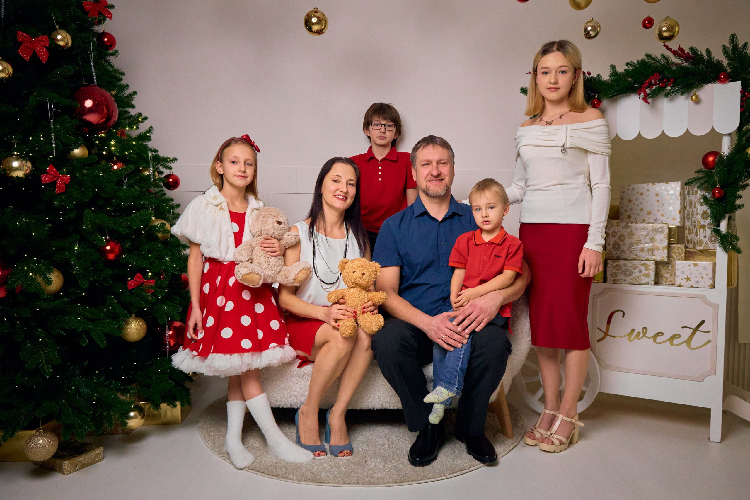 Семейный фотограф в Самаре. Фотосессия в студии