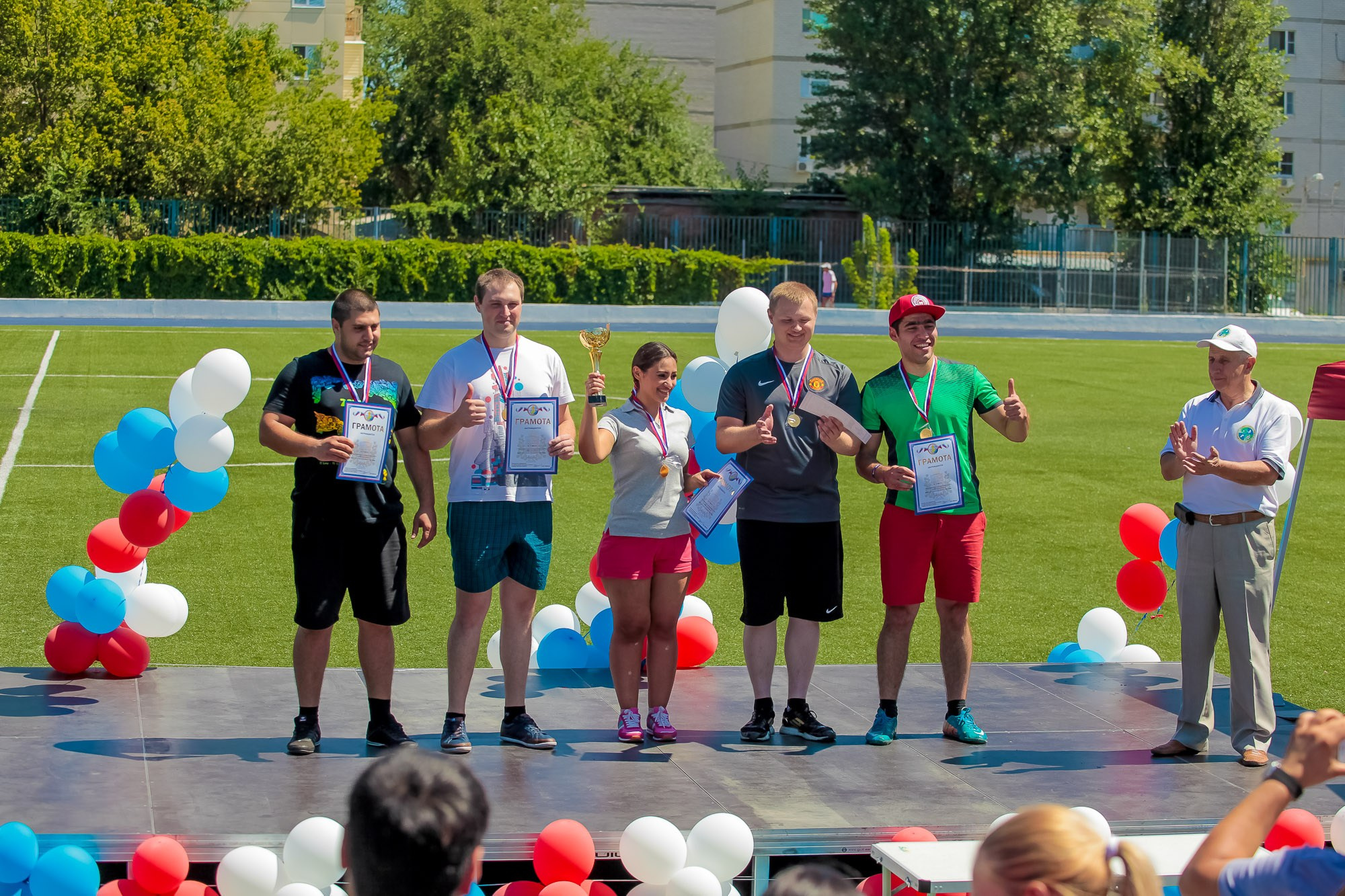 День Физкульт. Максим Матвийченко и Виктория Басова профессионалы своего дела