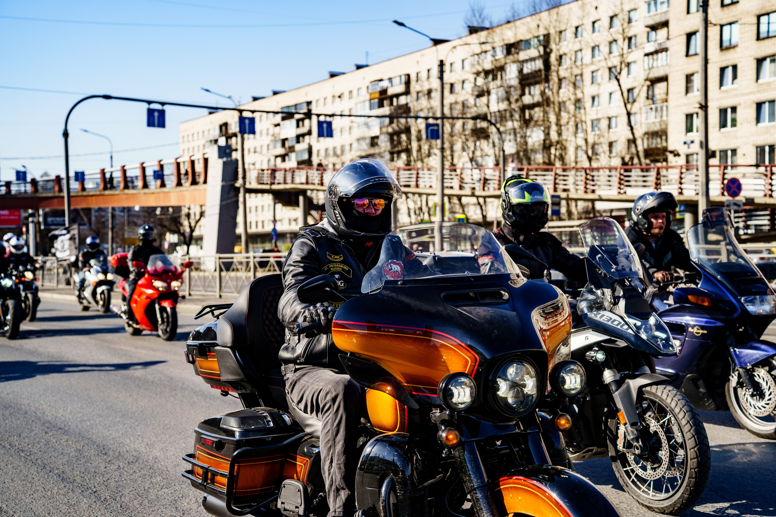 Прохват мотоклуба Norman Riders ч.1. Концертный и репортажный фотограф в Санкт-Петербурге Слава Пахомов