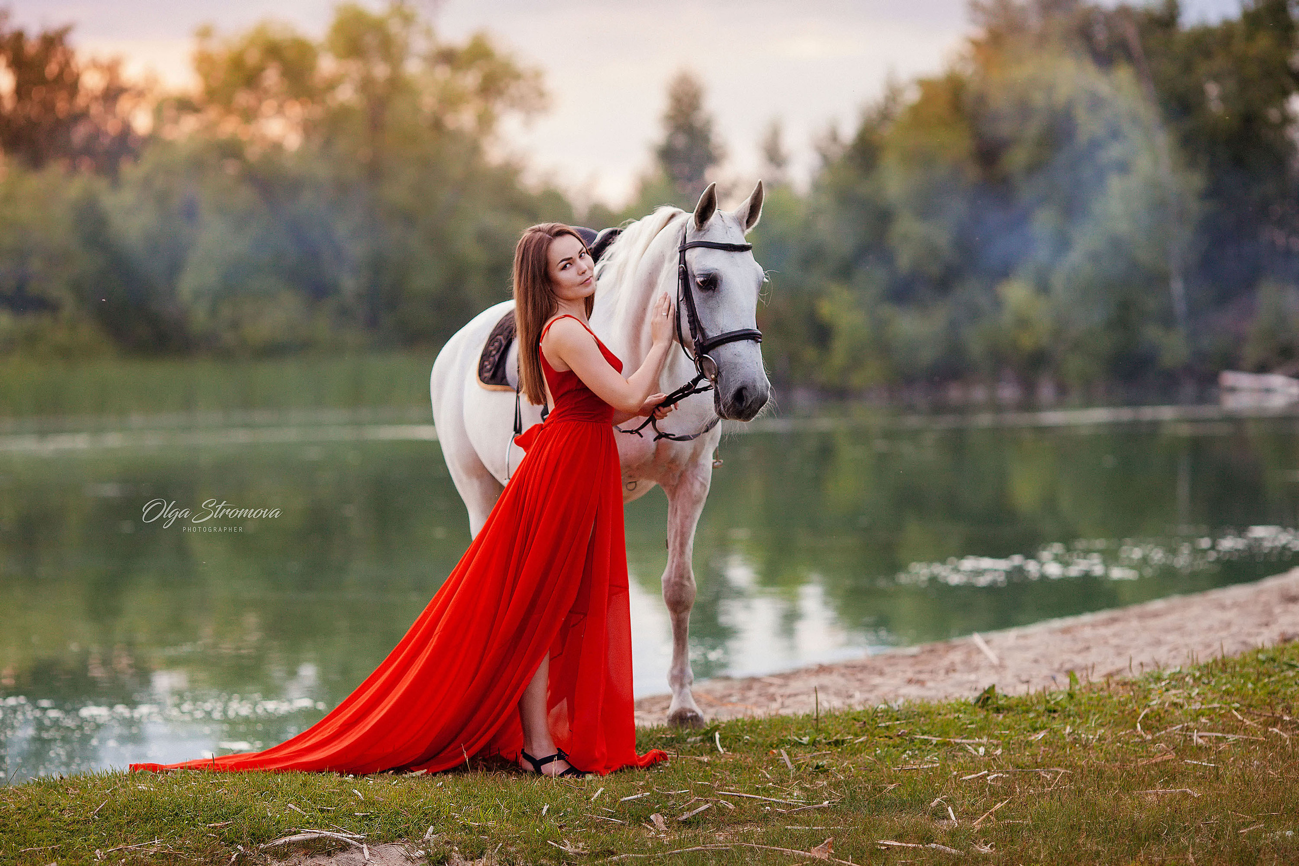 Портретная съемка с лошадью. Конный фотограф в Челябинске Стромова Ольга