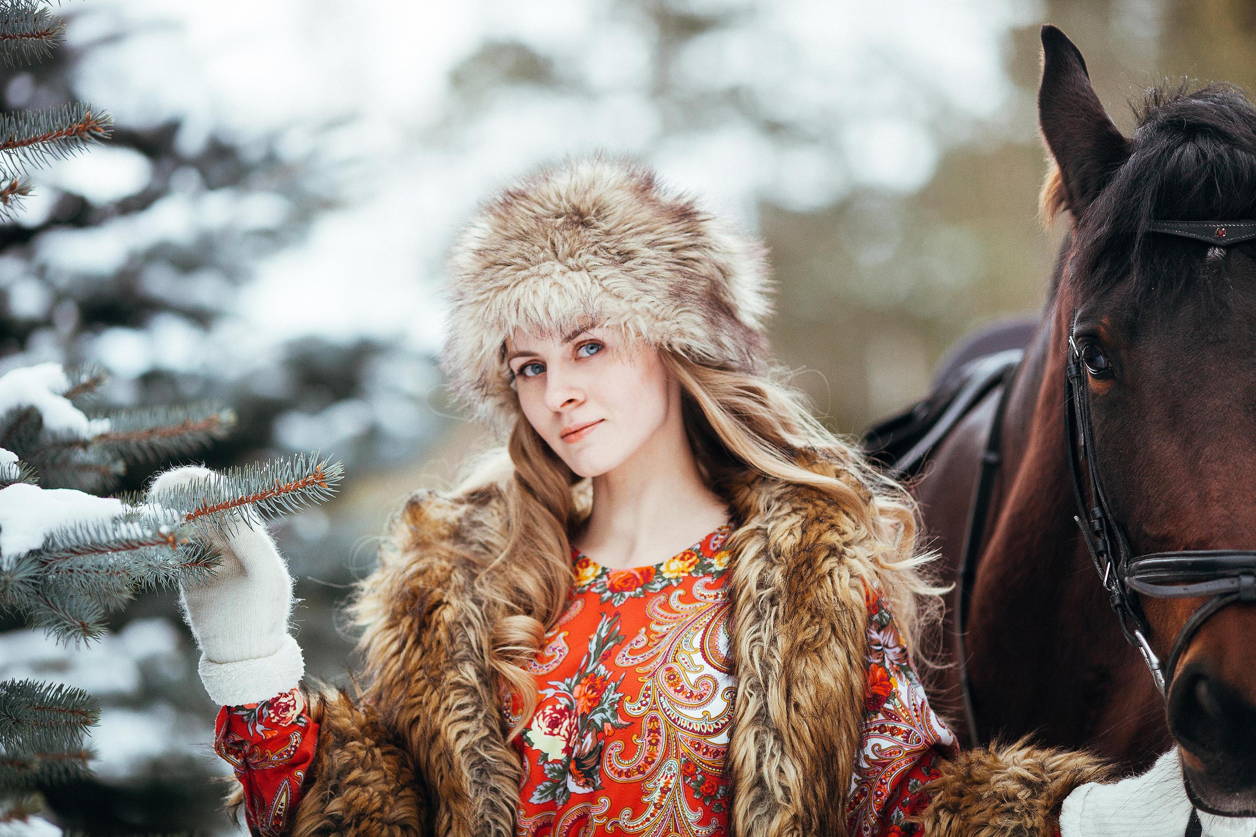 Портретная съемка с лошадью. Конный фотограф в Челябинске Стромова Ольга