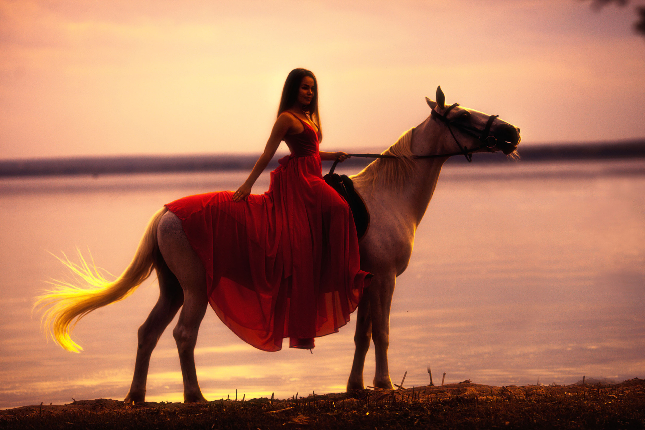 Портретная съемка с лошадью. Конный фотограф в Челябинске Стромова Ольга