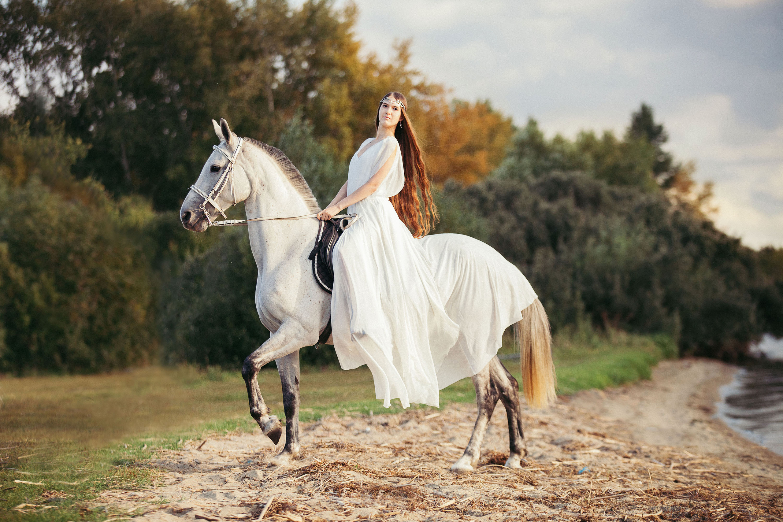 Портретная съемка с лошадью. Конный фотограф в Челябинске Стромова Ольга