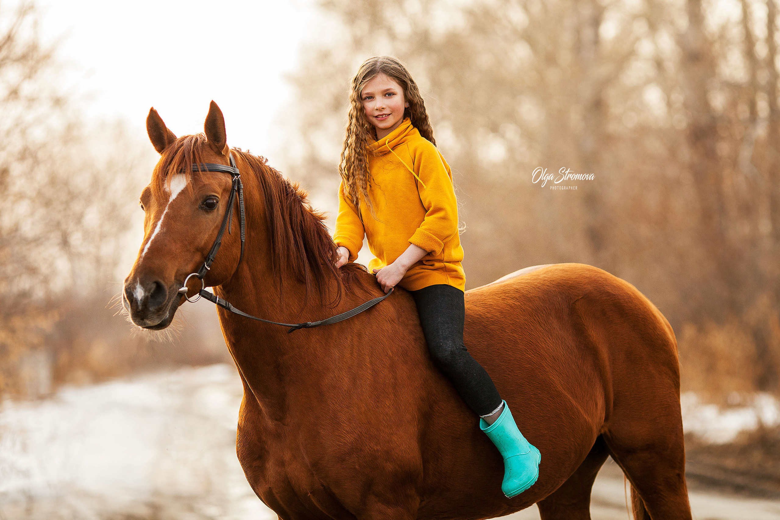 Детская съемка. Конный фотограф в Челябинске Стромова Ольга