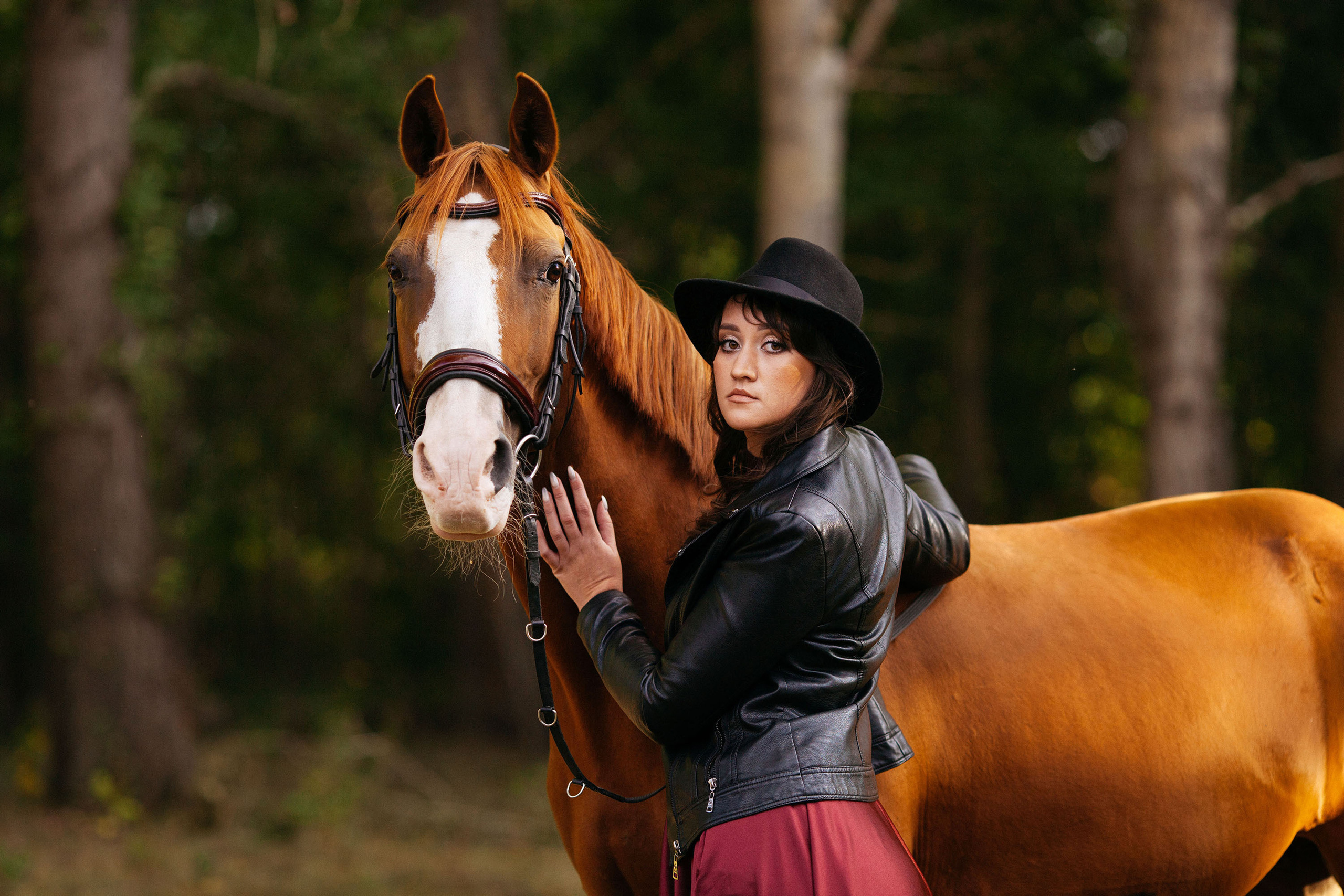Портретная съемка с лошадью. Конный фотограф в Челябинске Стромова Ольга