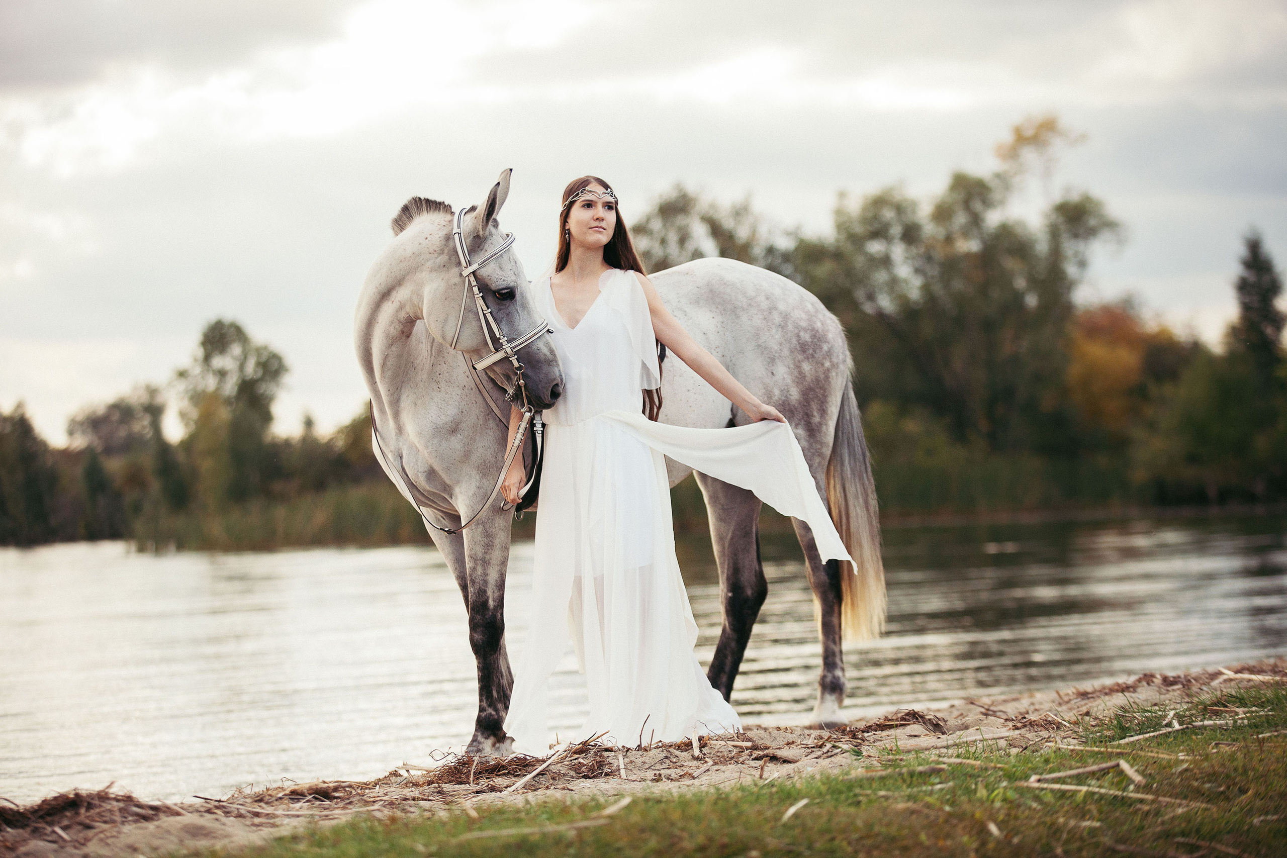 Портретная съемка с лошадью. Конный фотограф в Челябинске Стромова Ольга