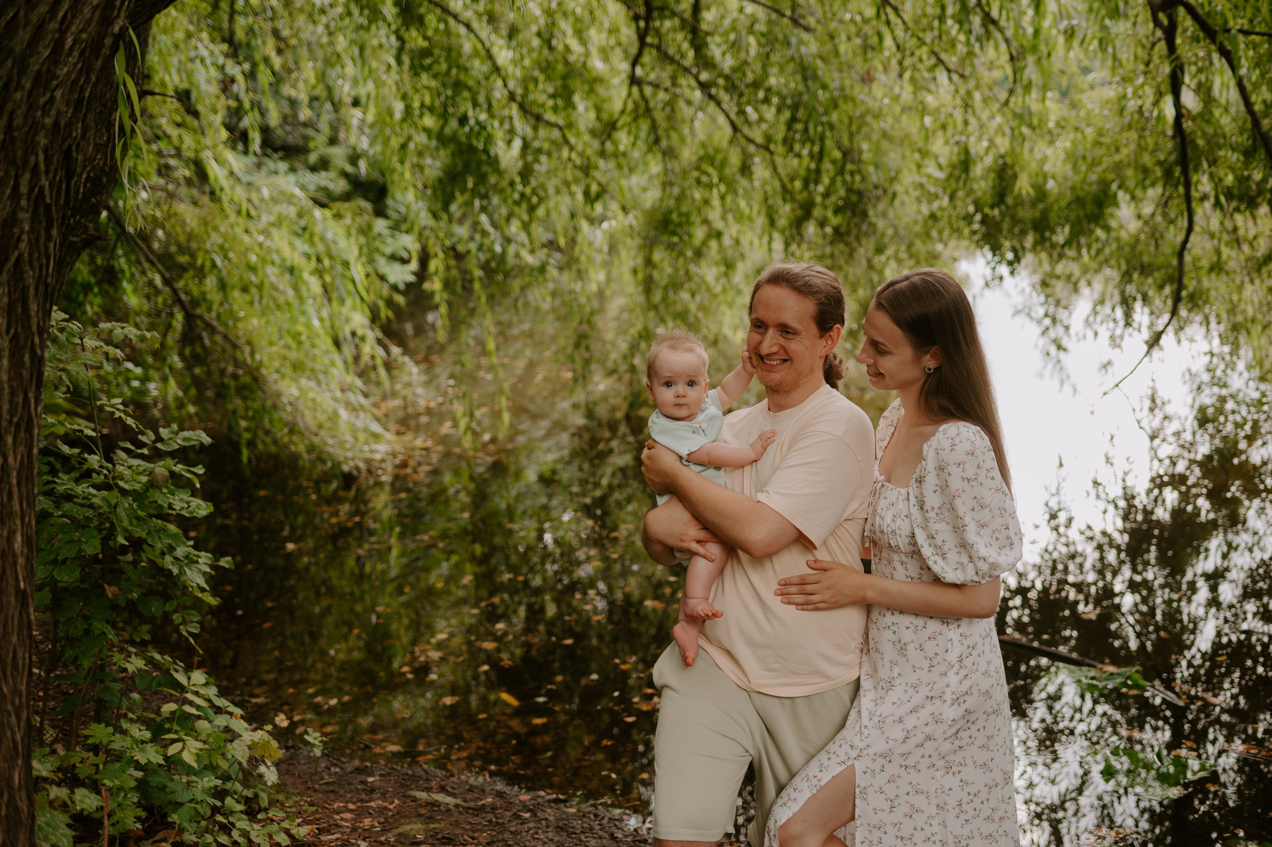 Пикничок втроем. Свадебный, репортажный и семейный фотограф в Москве Арина Зак