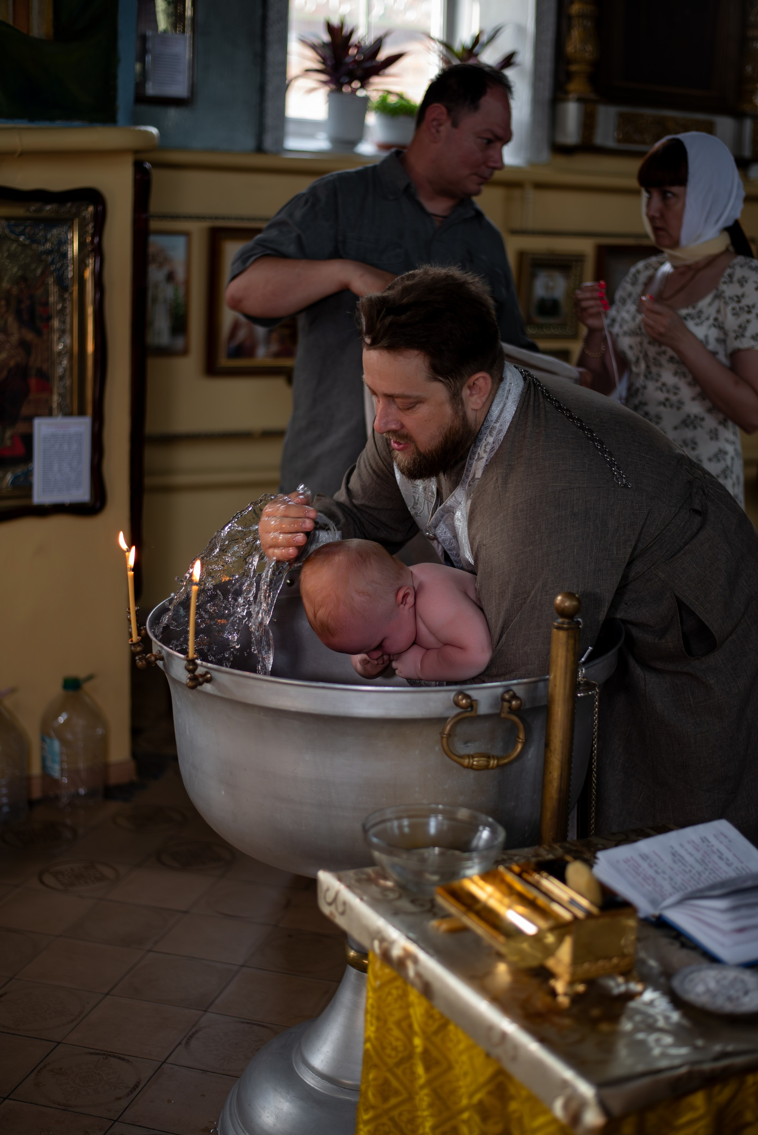 Григорий ` 24 Таинство Крещения. Свадебный и семейный фотограф в Миллерово и Ростове Алёна Черепенина