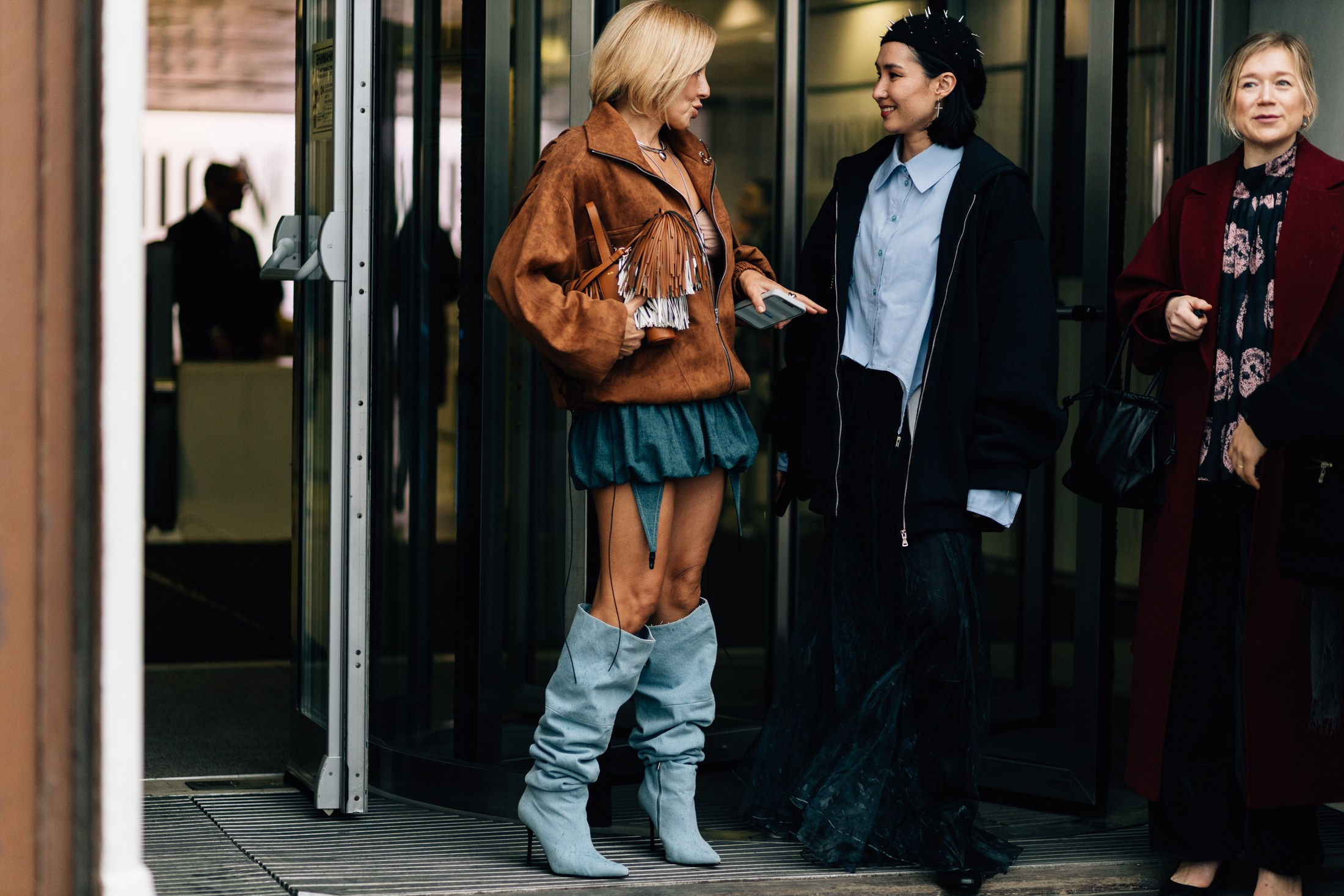 Moscow Fashion Week Streetstyle Day 2. Shami Pezhonov Photography