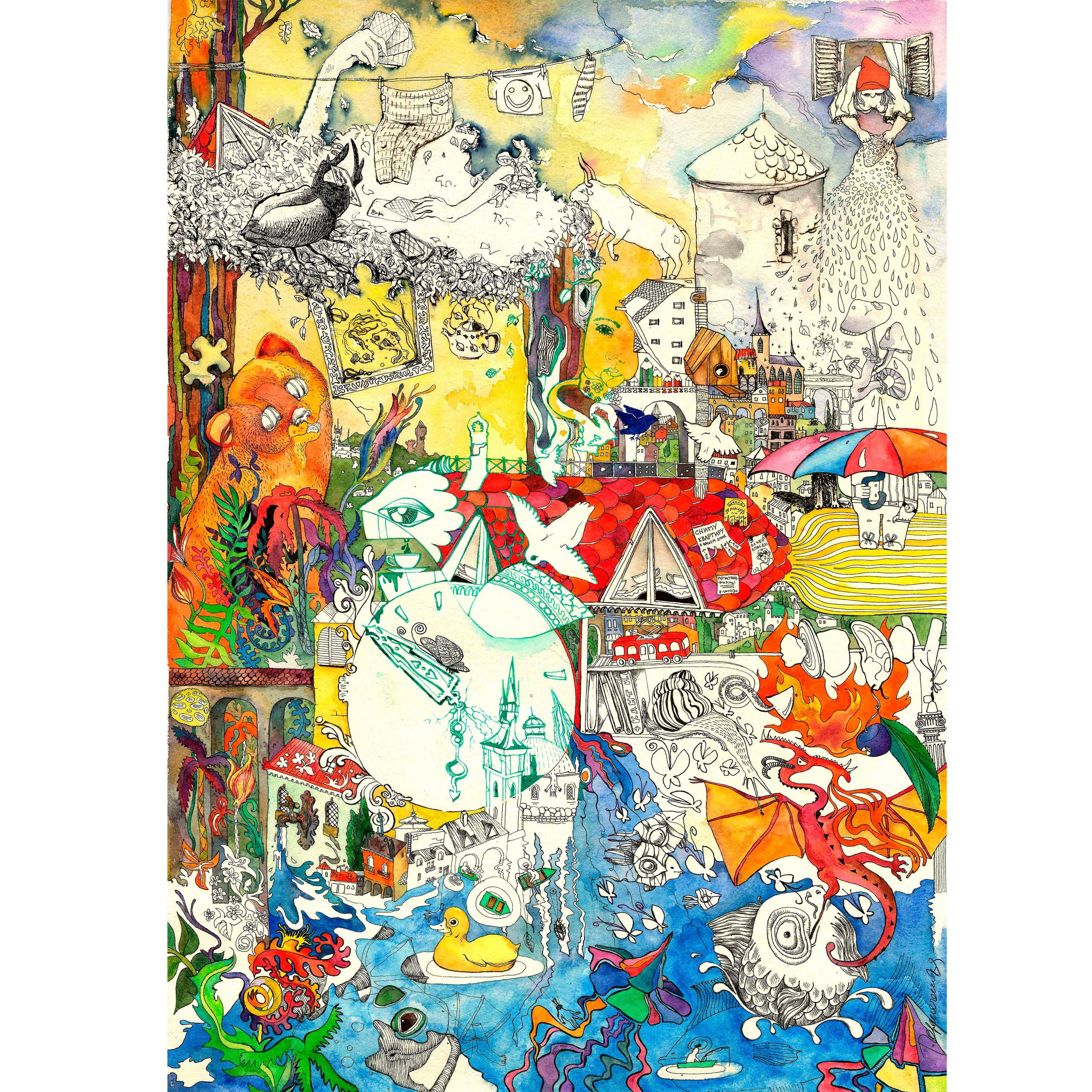 «Цветные сны». Художник Перепечėнова-Феофанова Анна