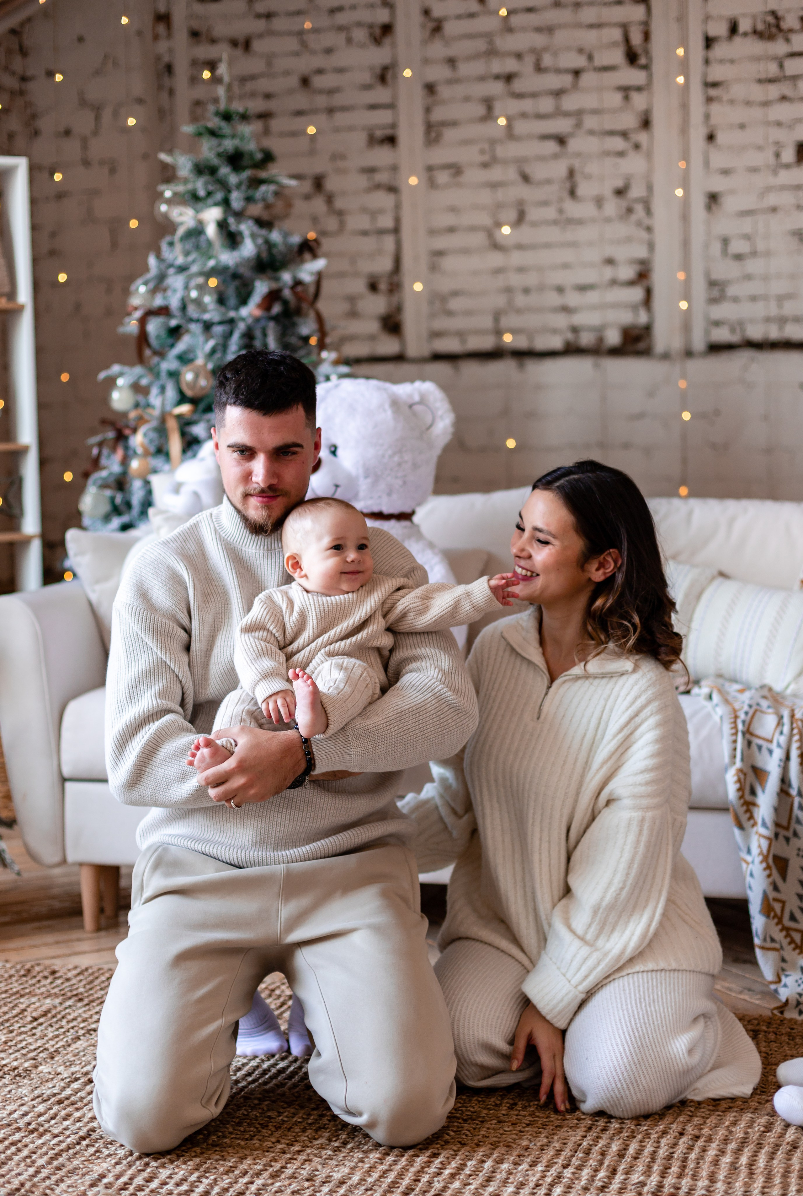 Семейная Новогодняя фотосессия. Семейный и детский фотограф в Хабаровске Алевтина Проскурякова