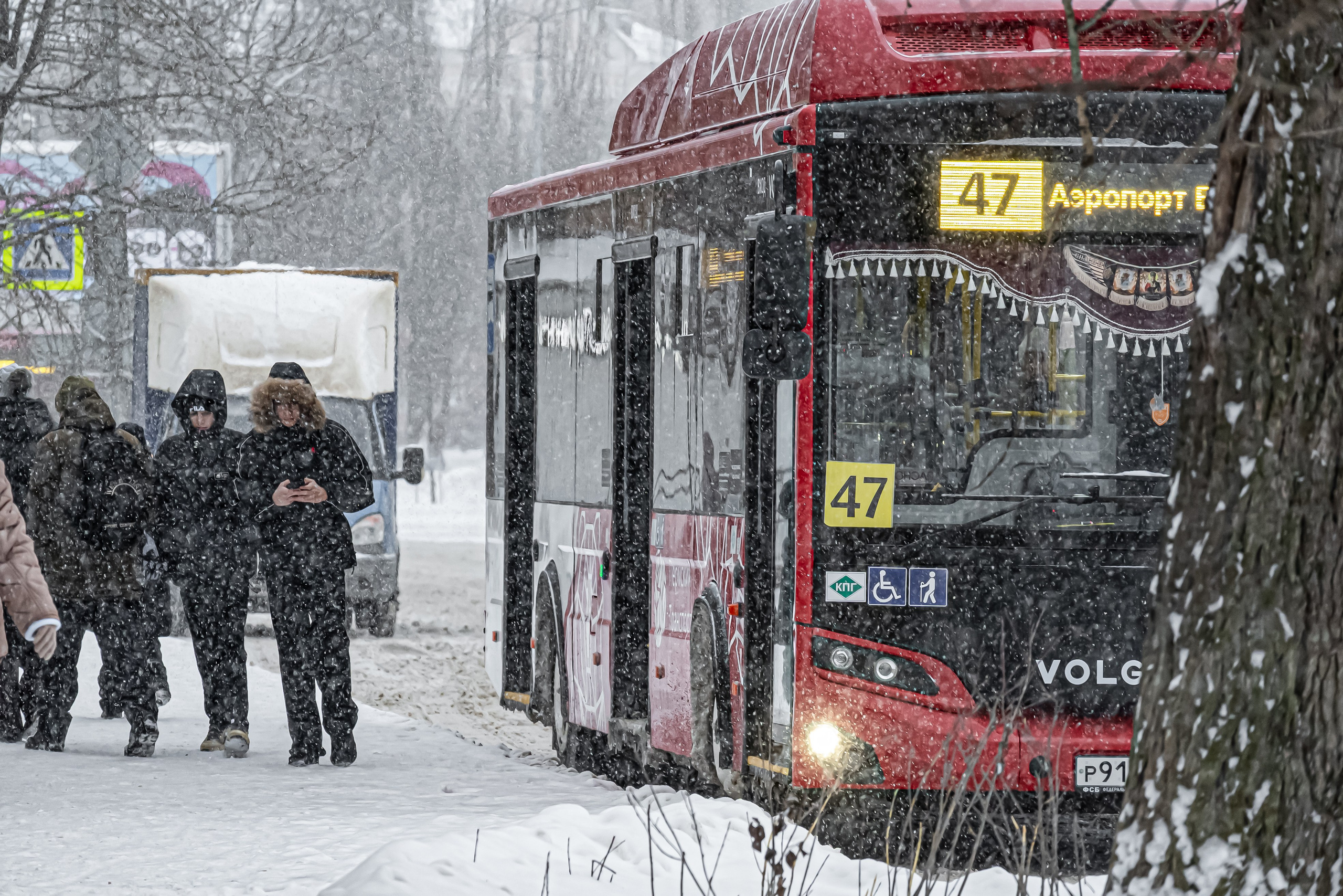 Снегопад. Репортажный фотограф